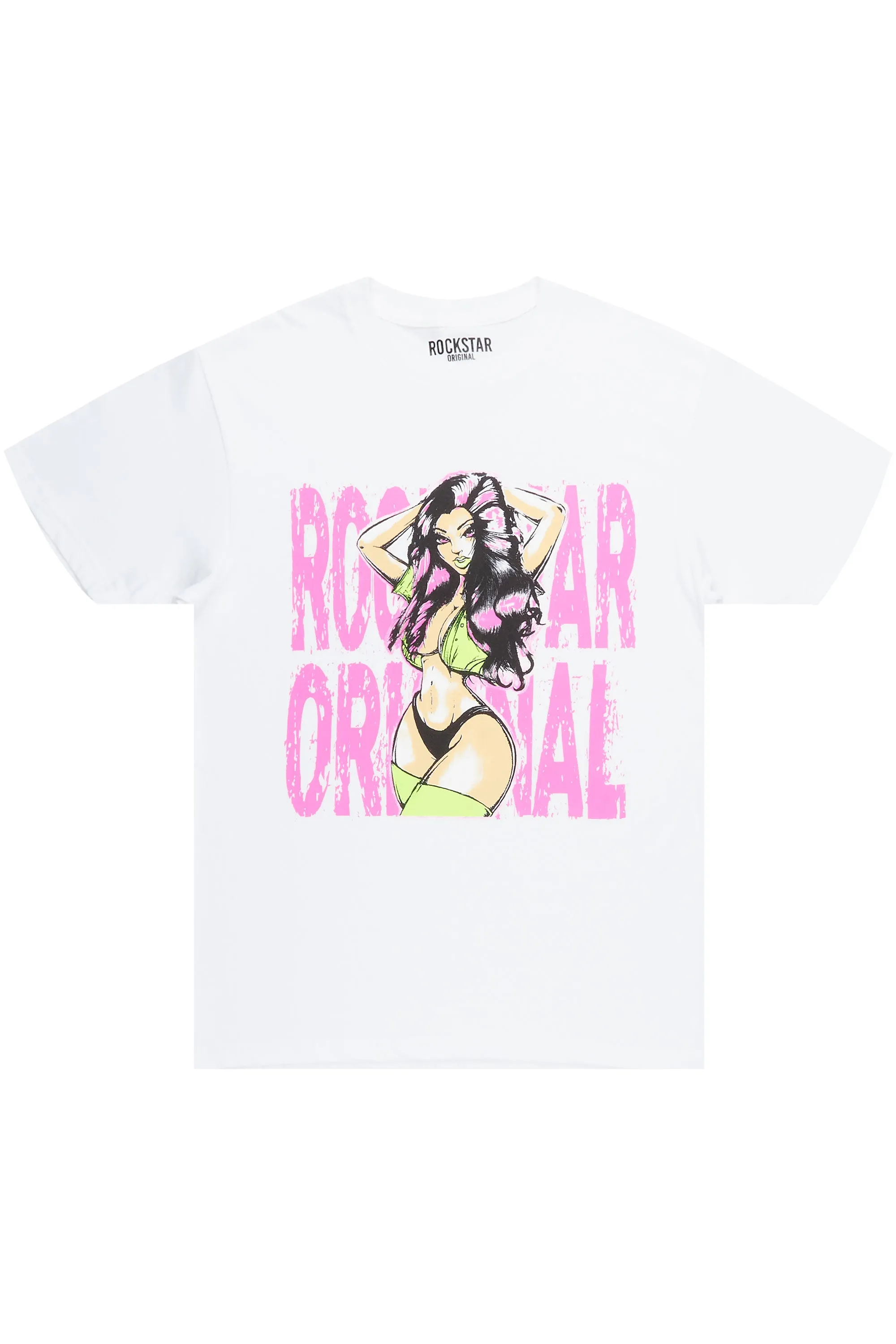 Angra White Graphic T-Shirt sold by Rockstar Original