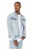 Ayan Blue Distressed Denim Jacket sold by Rockstar Original