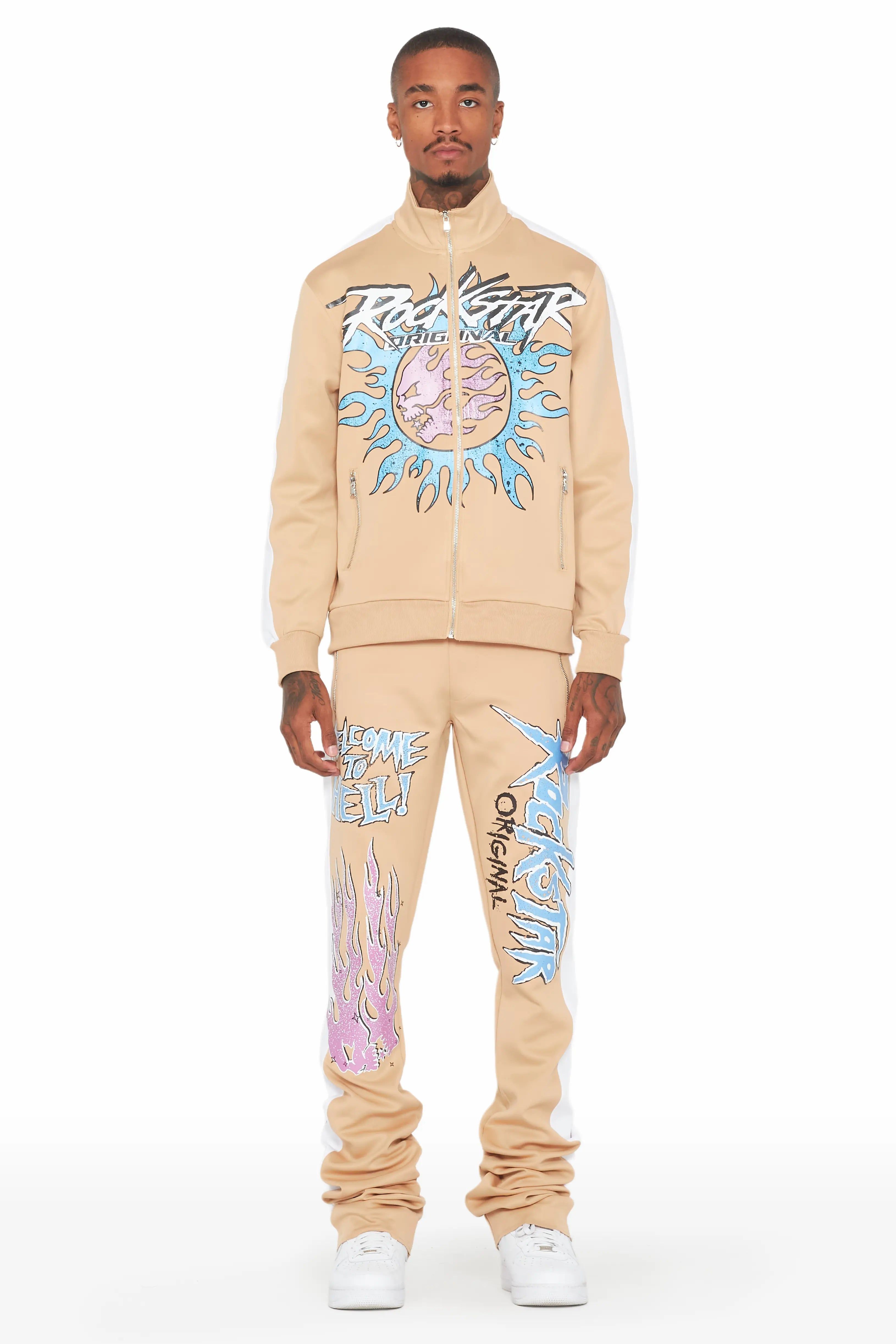 Dewey Beige Tricot Super Stacked Set sold by Rockstar Original