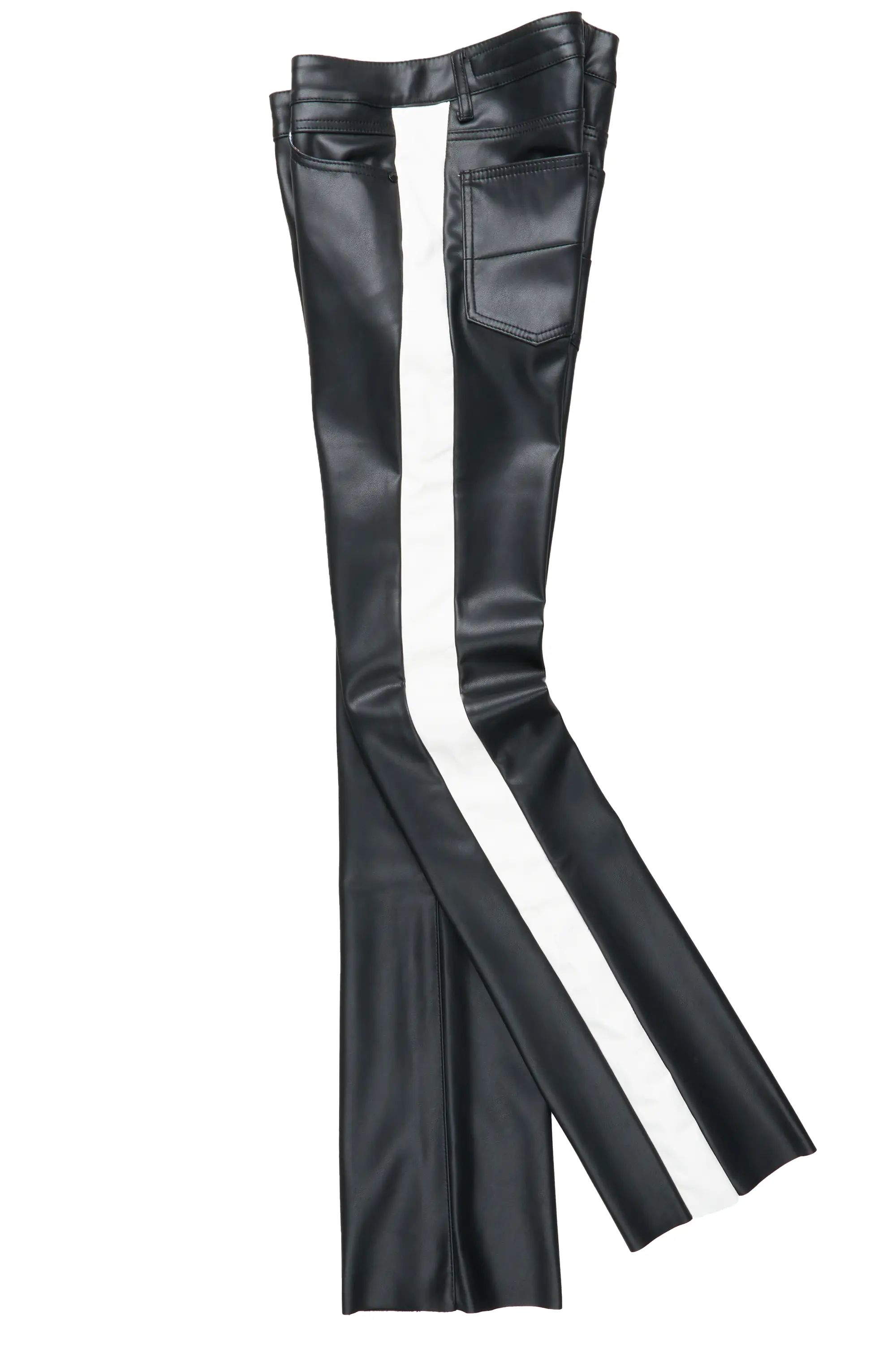 Avani Black/White Faux Leather Jean sold by Rockstar Original product image thumbnail 2
