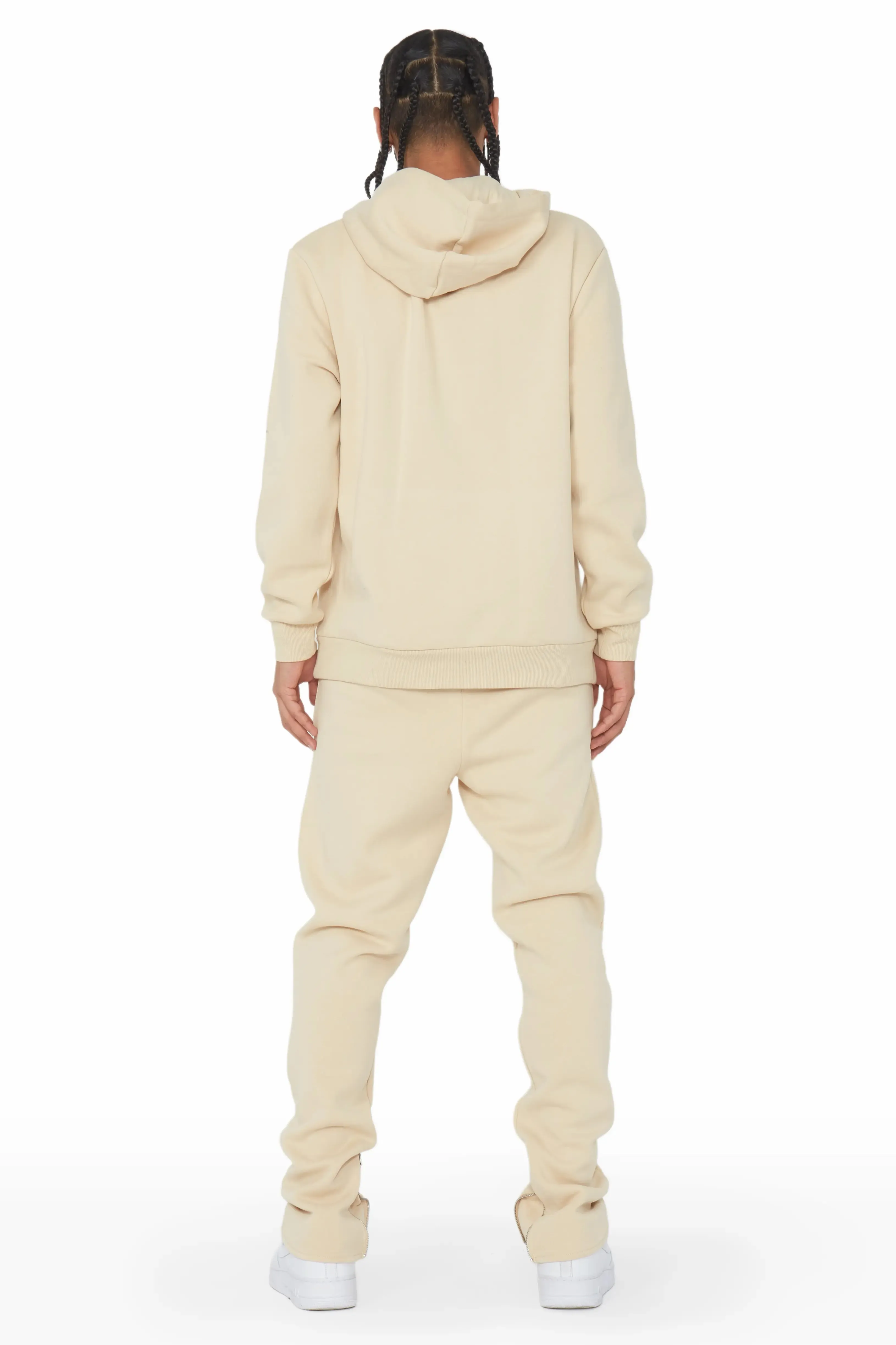 Warblen Beige Slim Fit Track Set sold by Rockstar Original product image thumbnail 4