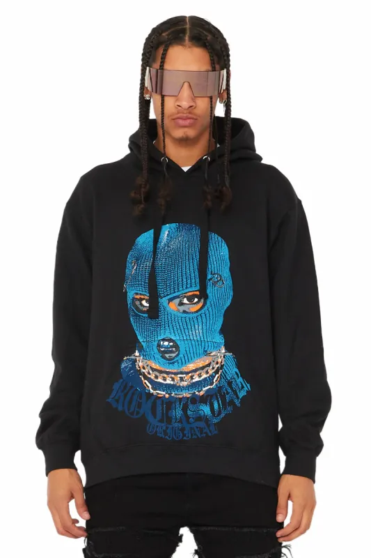 Murdra Black/Blue Graphic Hoodie sold by Rockstar Original