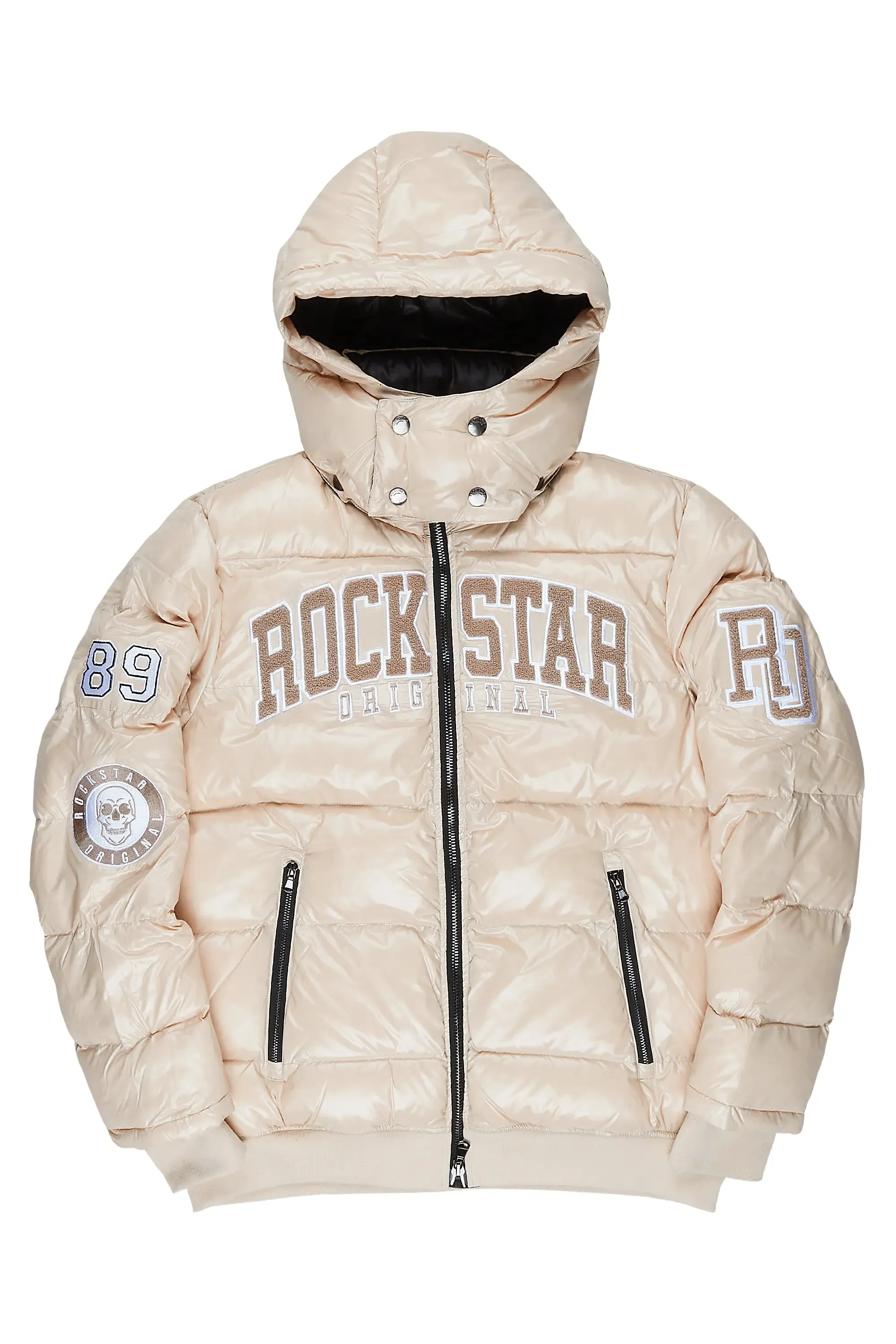 Esmeralda Beige Puffer Jacket sold by Rockstar Original product image thumbnail 5
