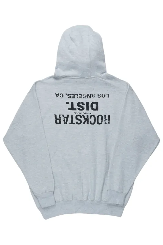 Kelita Heather Grey Oversized Hoodie sold by Rockstar Original