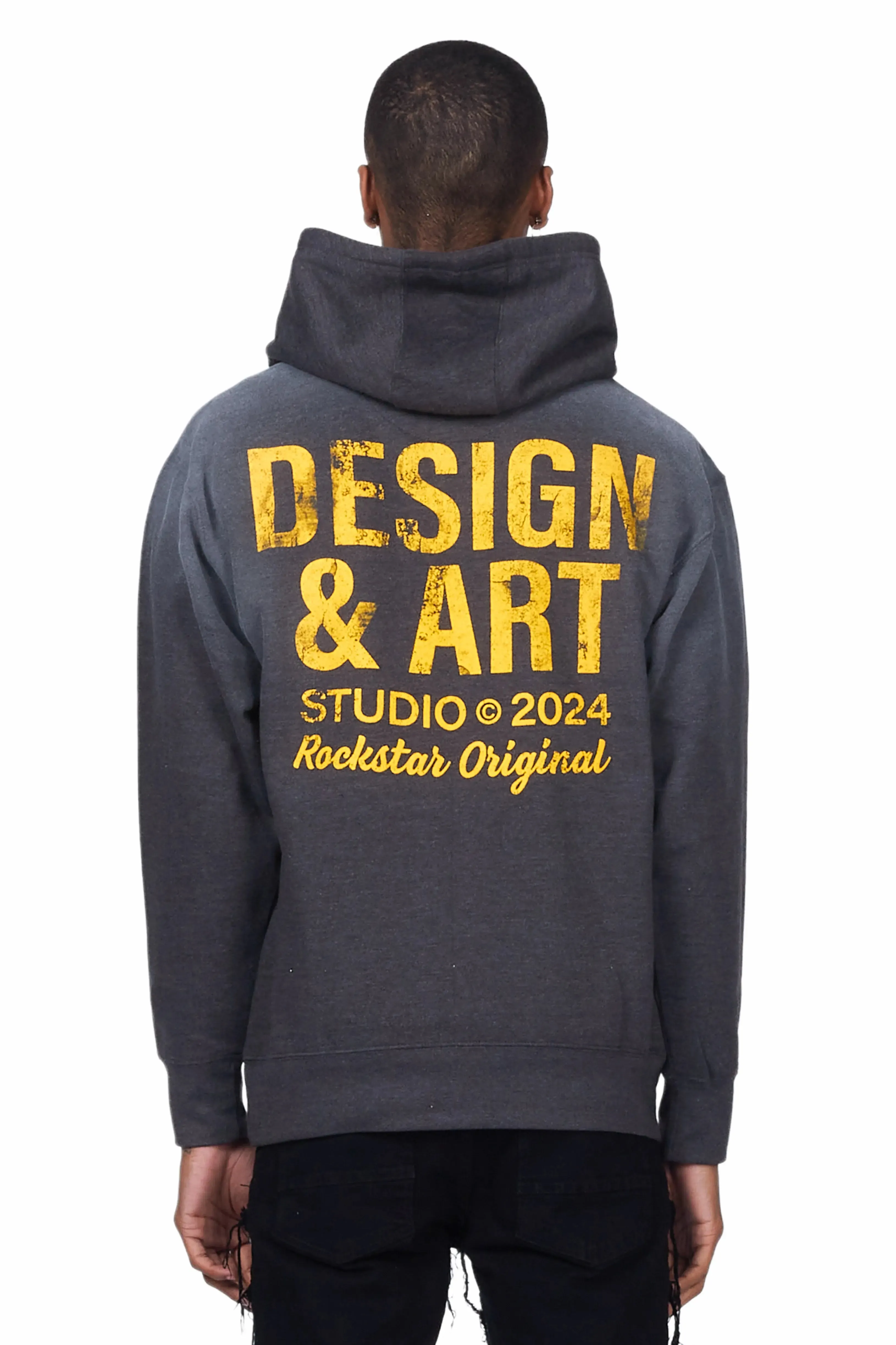 Mancha Charcoal Graphic Hoodie sold by Rockstar Original