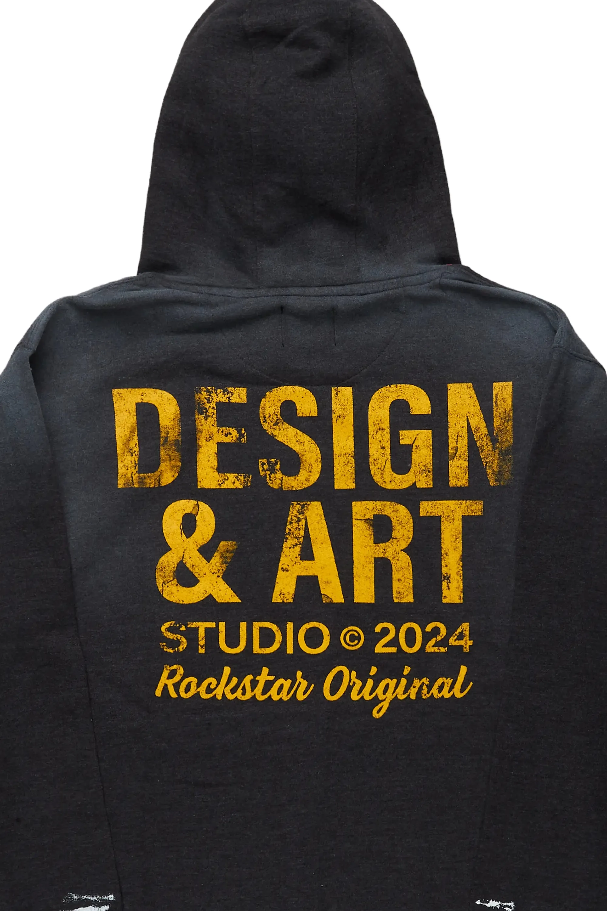 Mancha Charcoal Graphic Hoodie sold by Rockstar Original product image thumbnail 3