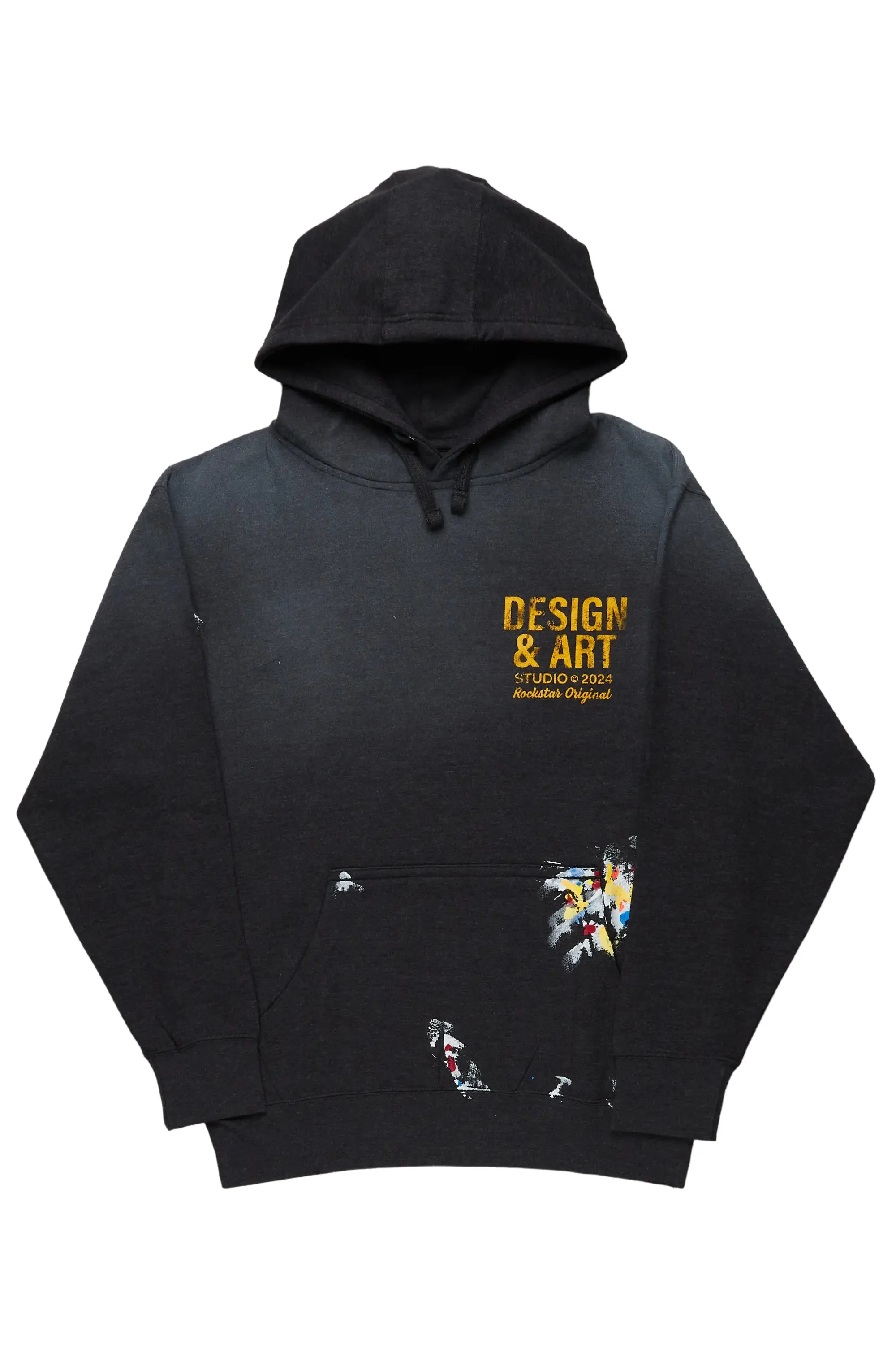 Mancha Charcoal Graphic Hoodie sold by Rockstar Original product image thumbnail 5