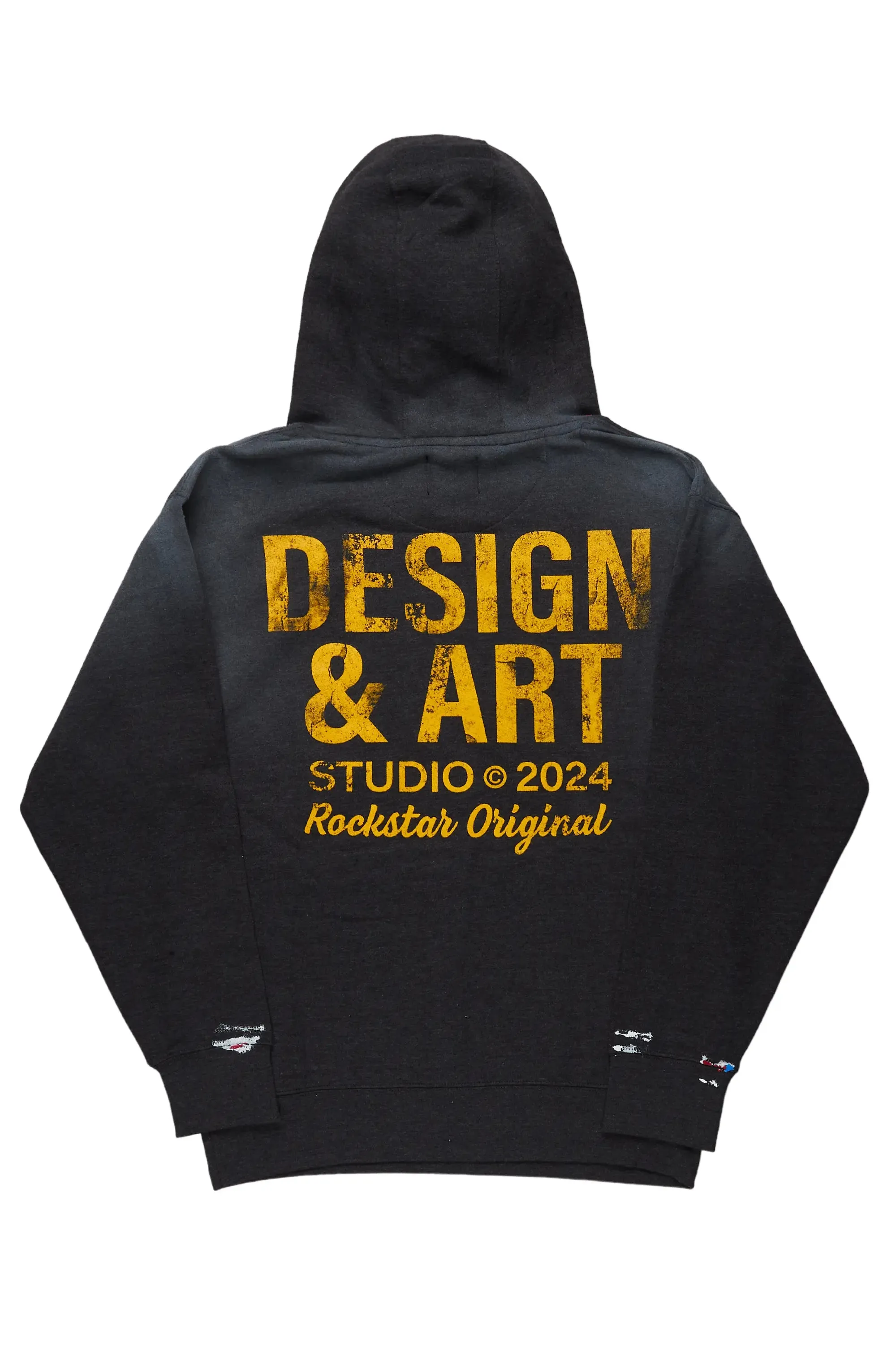Mancha Charcoal Graphic Hoodie sold by Rockstar Original product image thumbnail 2