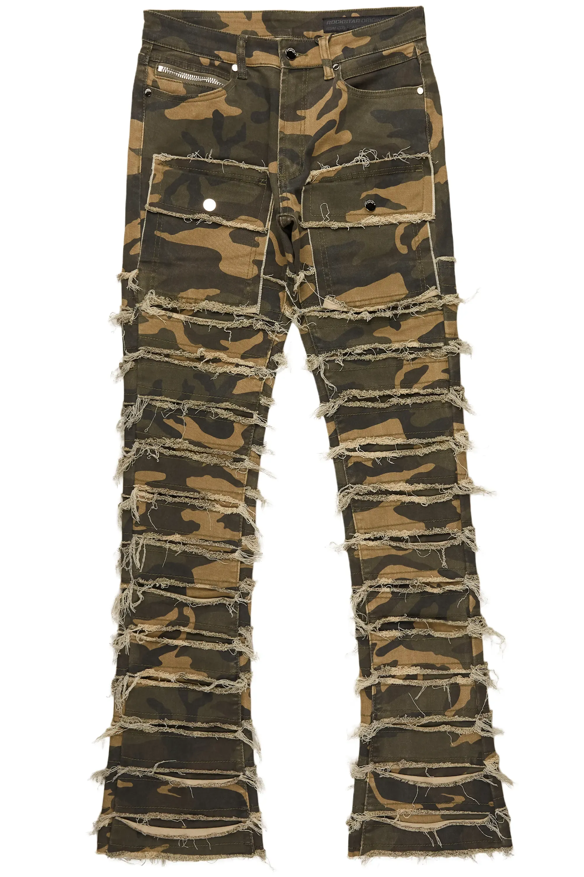 Kinby Camo Stacked Flare Jean sold by Rockstar Original product image thumbnail 2