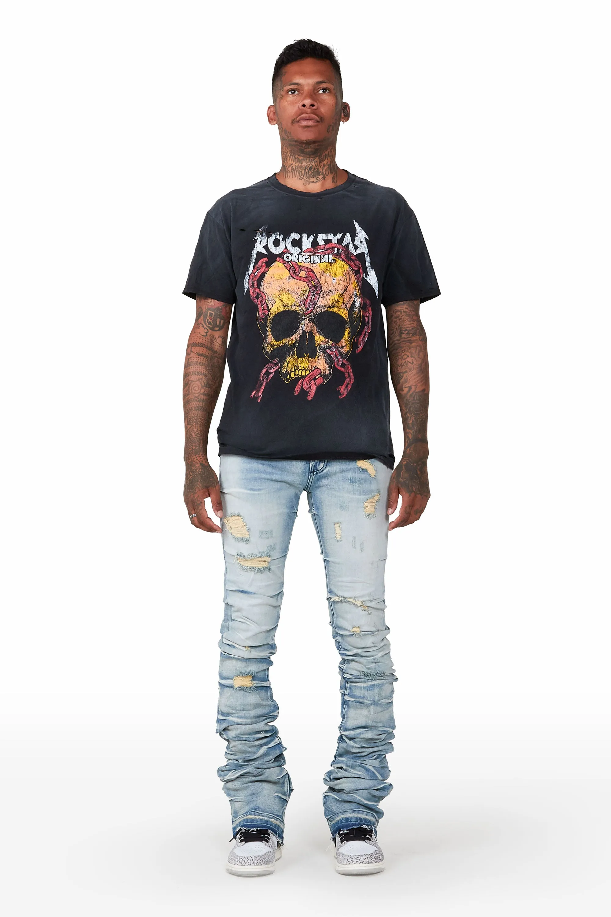 Clester Black Graphic T-Shirt sold by Rockstar Original product image thumbnail 3