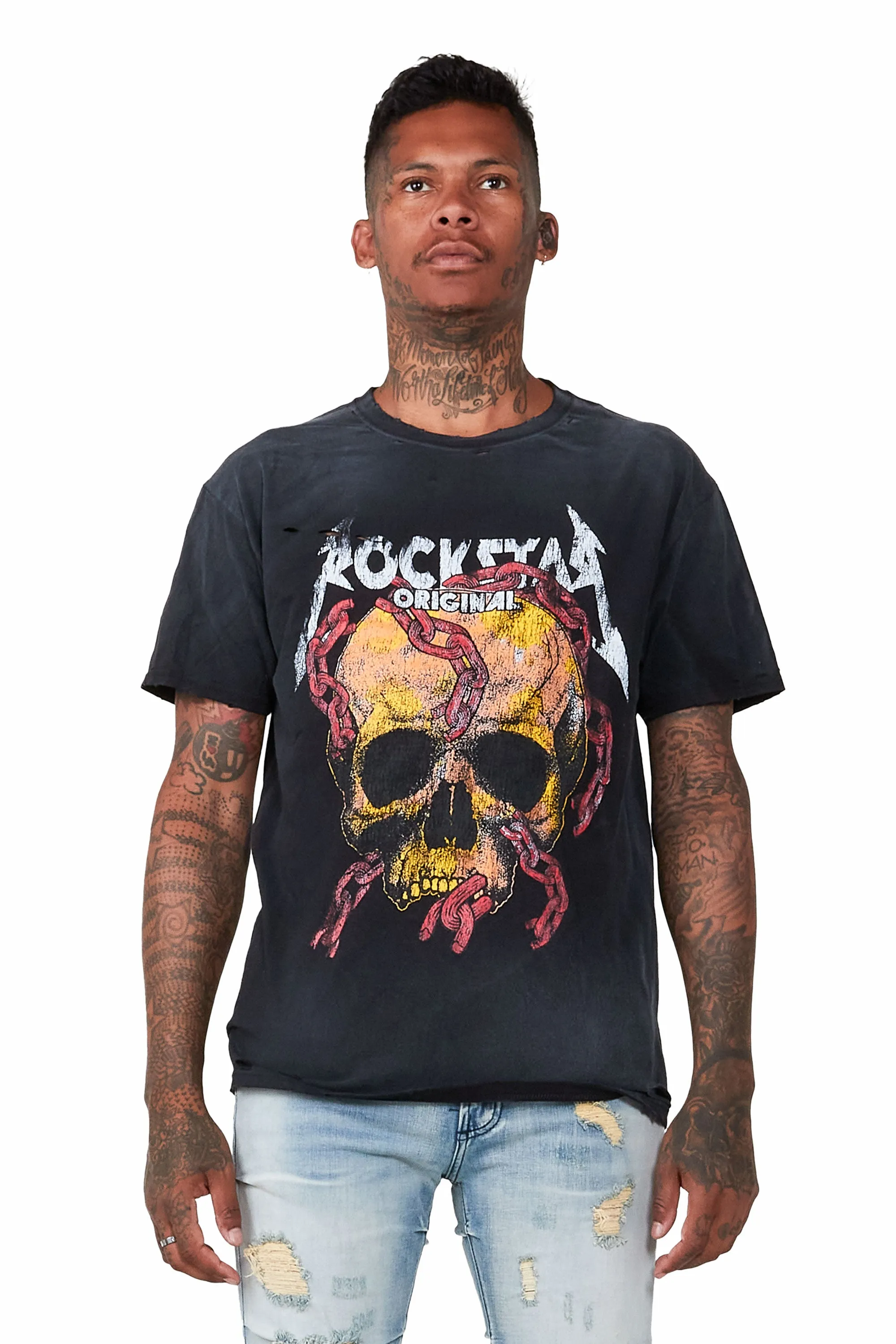 Clester Black Graphic T-Shirt sold by Rockstar Original product image thumbnail 2