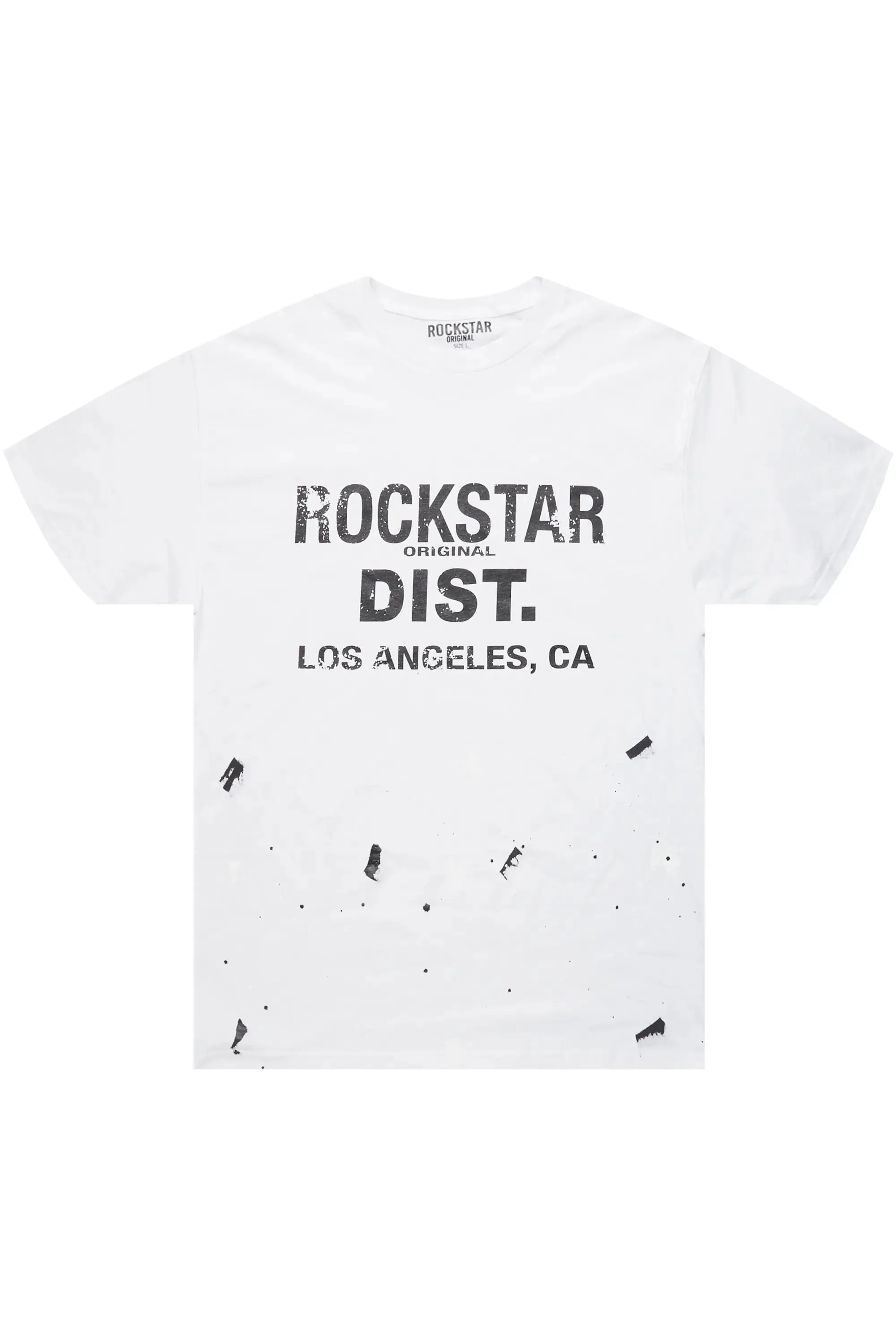 Scottie White Graphic T-Shirt sold by Rockstar Original product image thumbnail 2