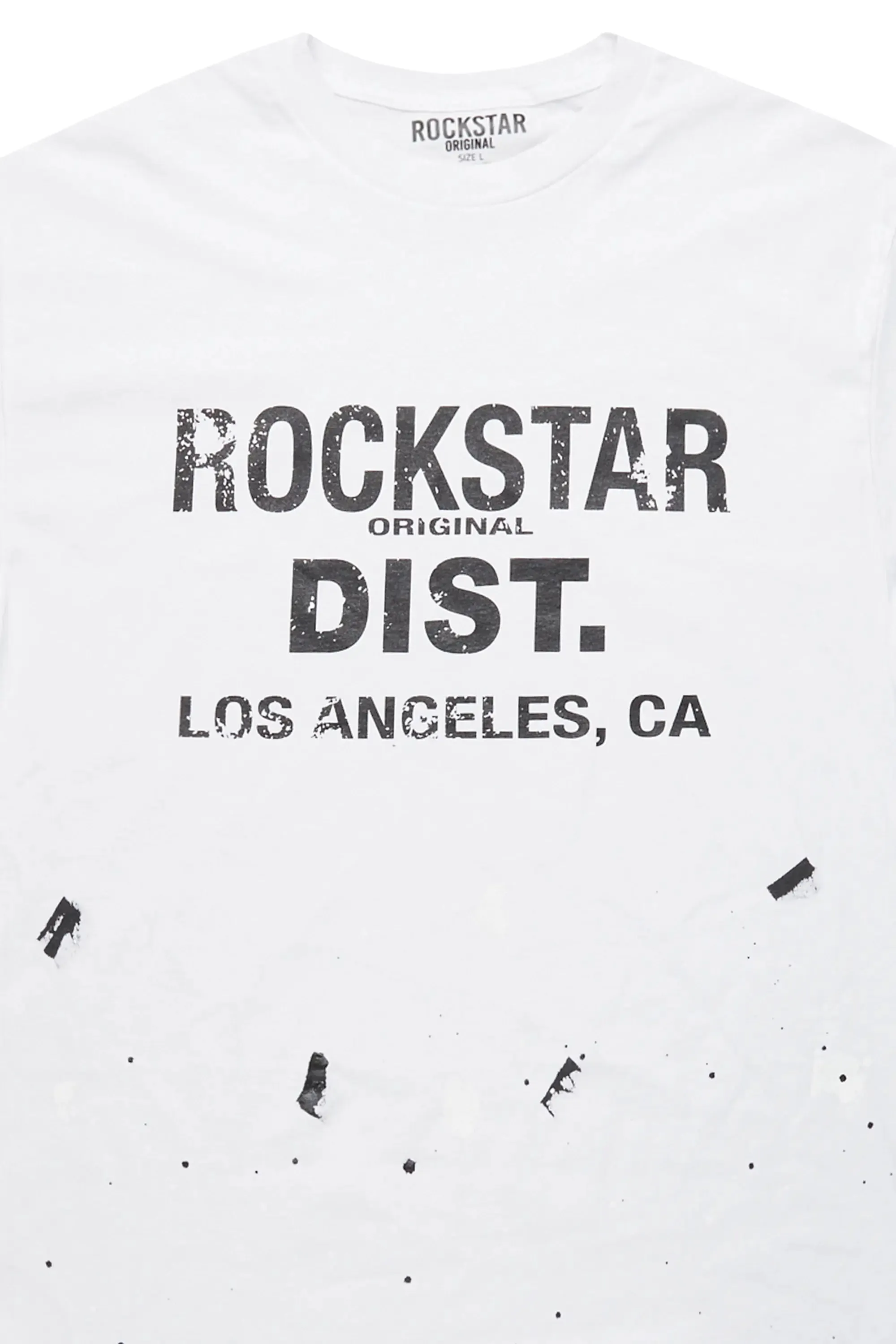 Scottie White Graphic T-Shirt sold by Rockstar Original product image thumbnail 3