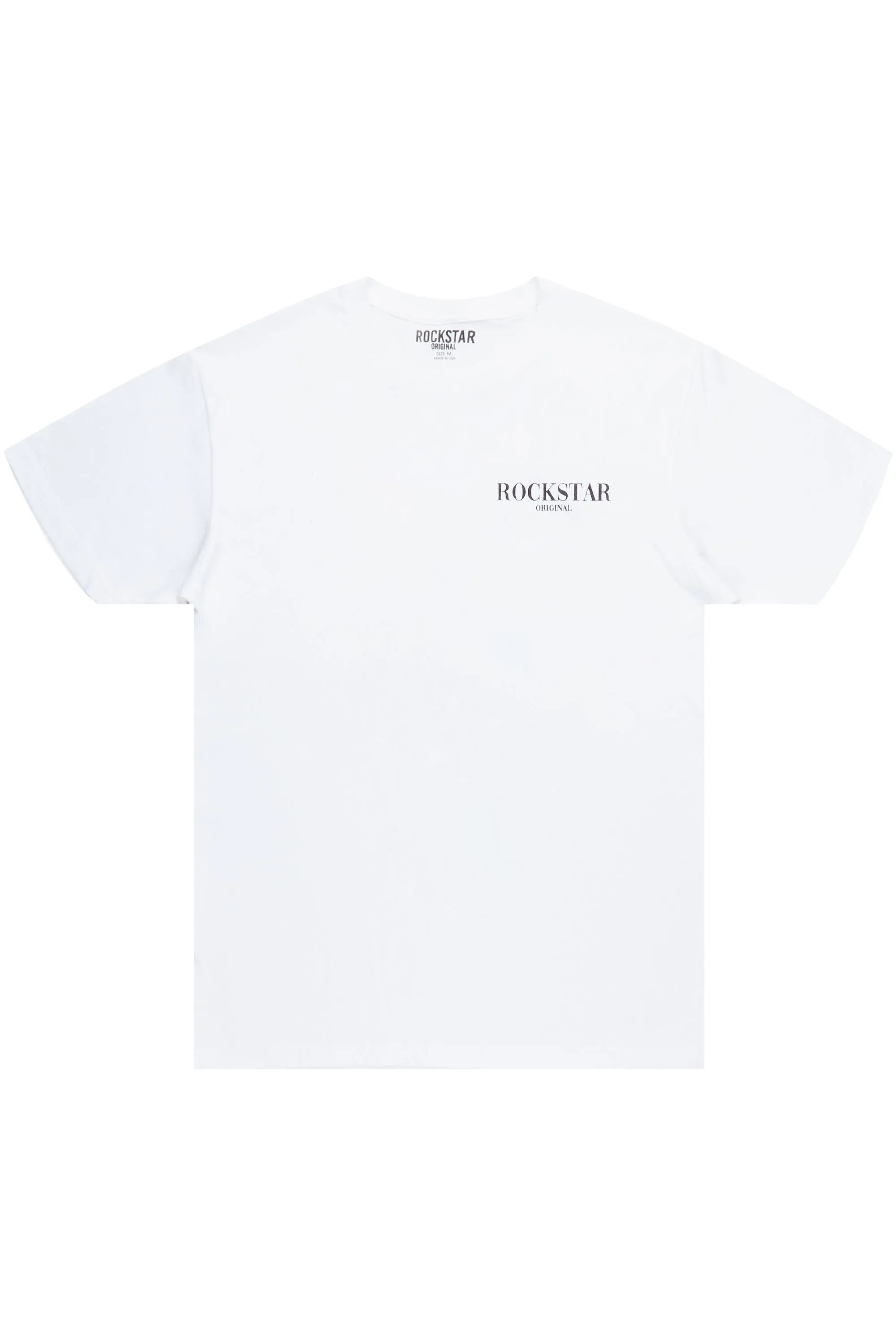 Rhyno White Graphic T-Shirt sold by Rockstar Original product image thumbnail 3