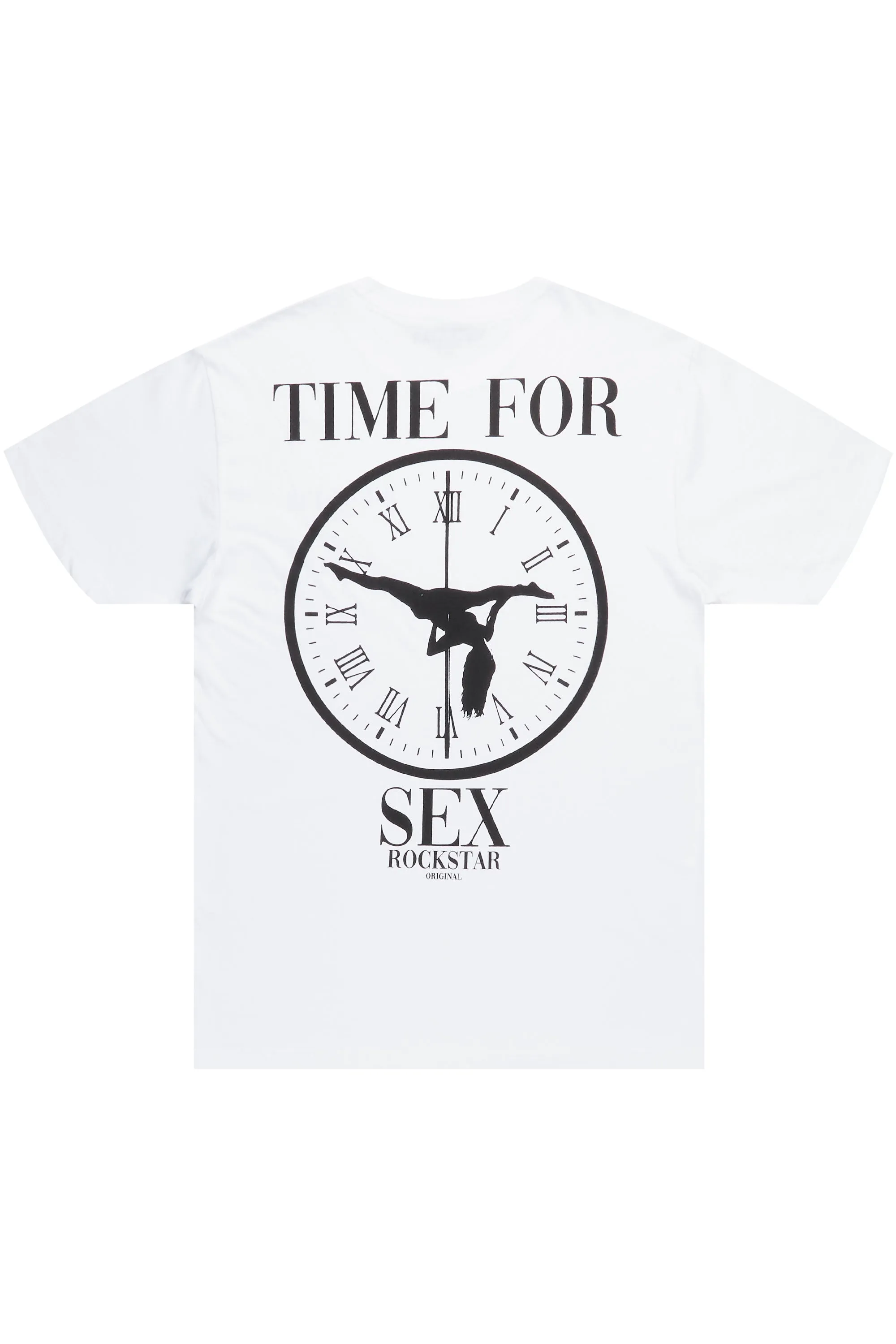 Rhyno White Graphic T-Shirt sold by Rockstar Original