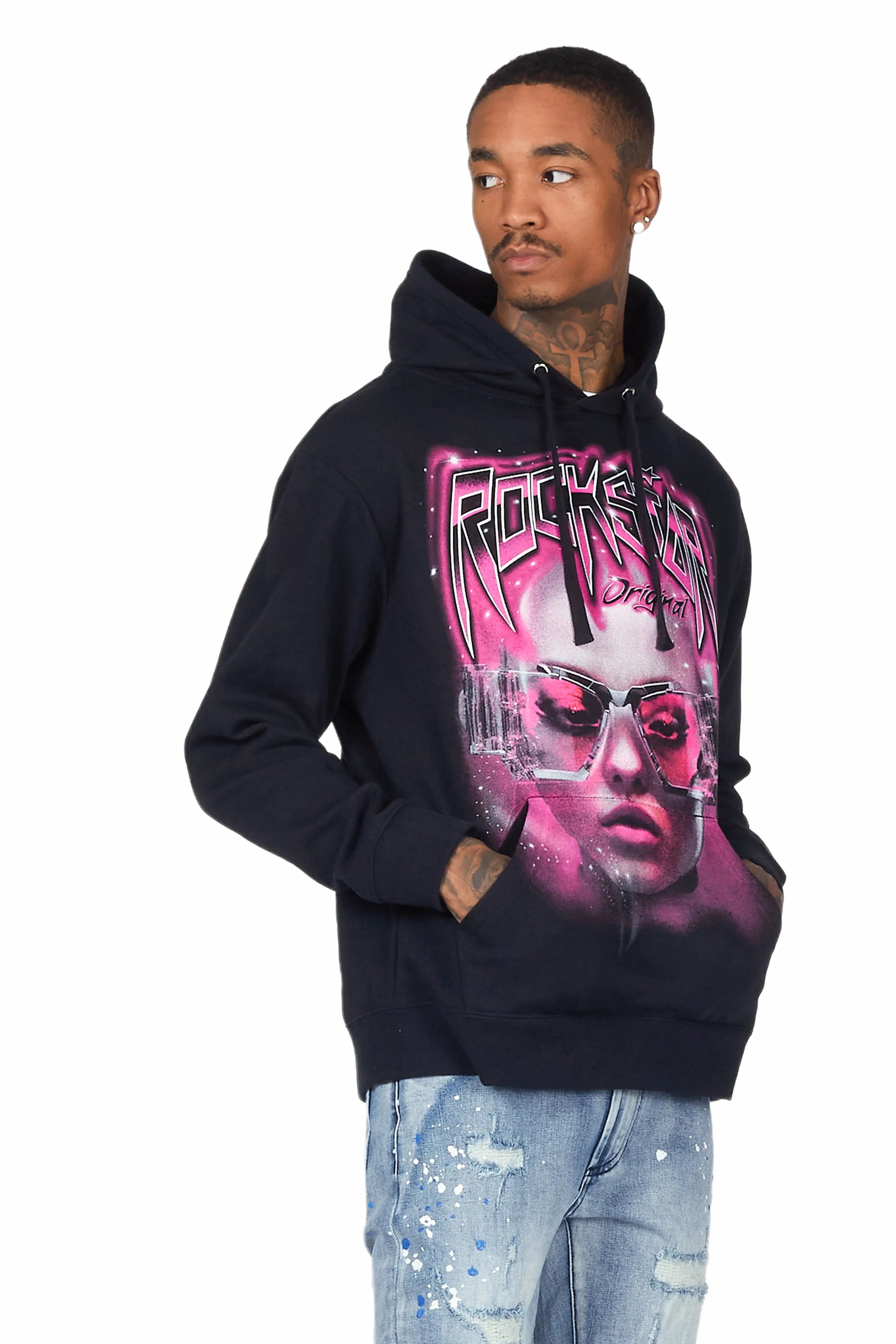 Lars Black Graphic Hoodie sold by Rockstar Original product image thumbnail 4