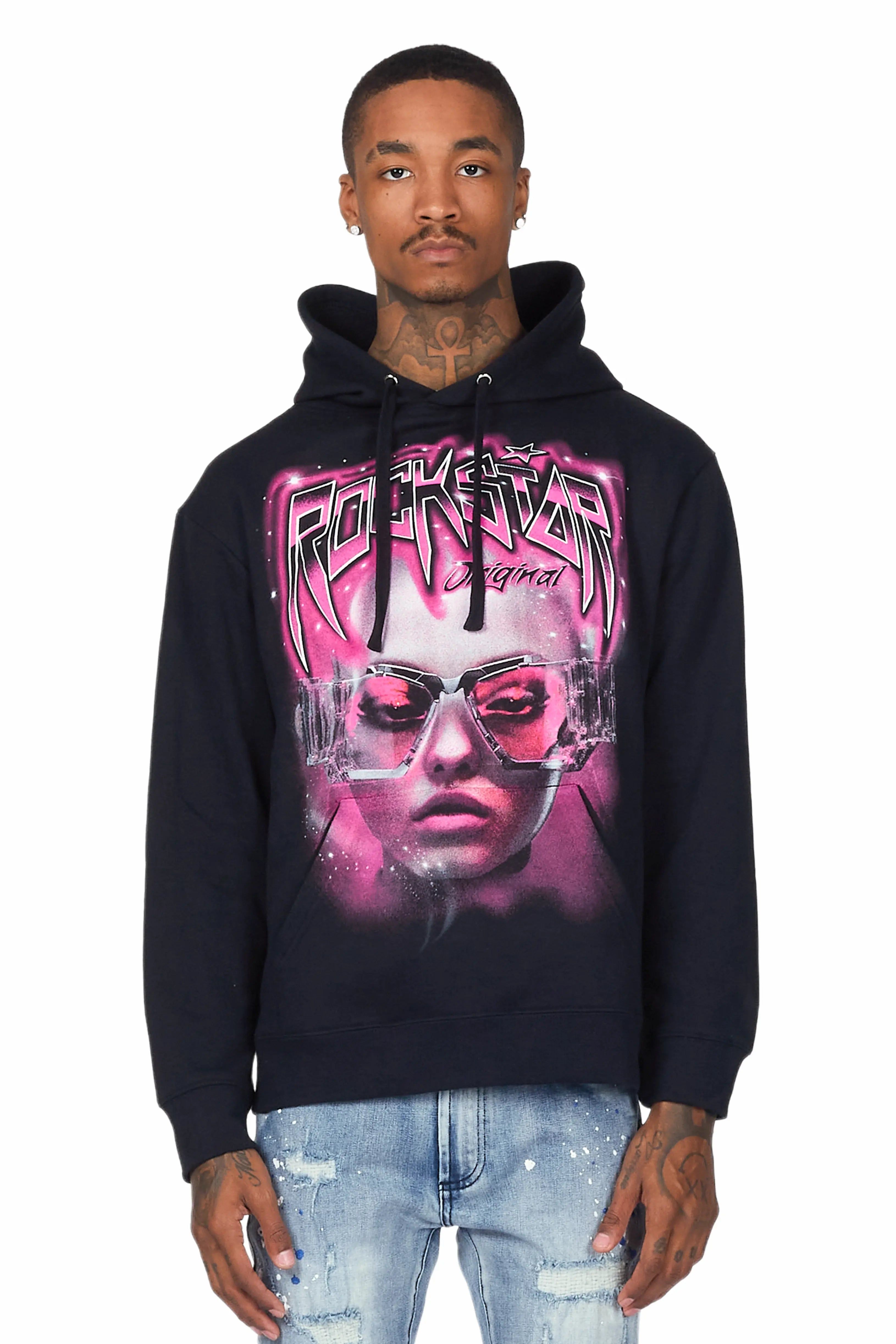 Lars Black Graphic Hoodie sold by Rockstar Original