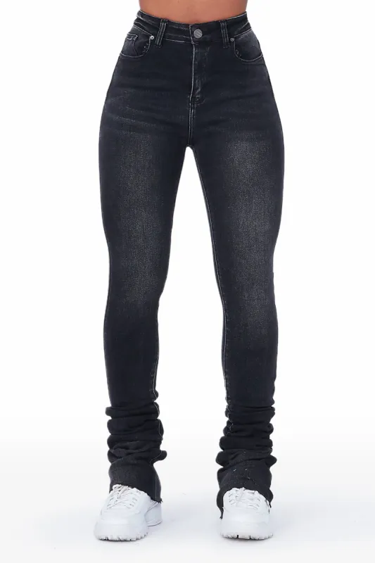 Violeta Black Super Stacked Jean sold by Rockstar Original