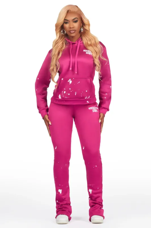 Hadley Fuchsia Super Stacked Trackset sold by Rockstar Original