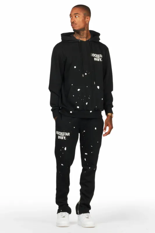 Raffer Black Slim Fit Track Set sold by Rockstar Original