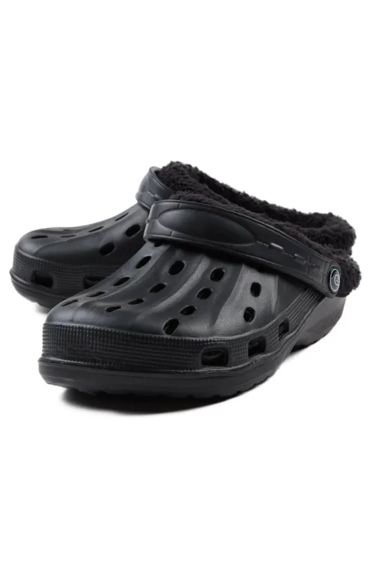 Akari Black Slip On Clog made by Rockstar Original