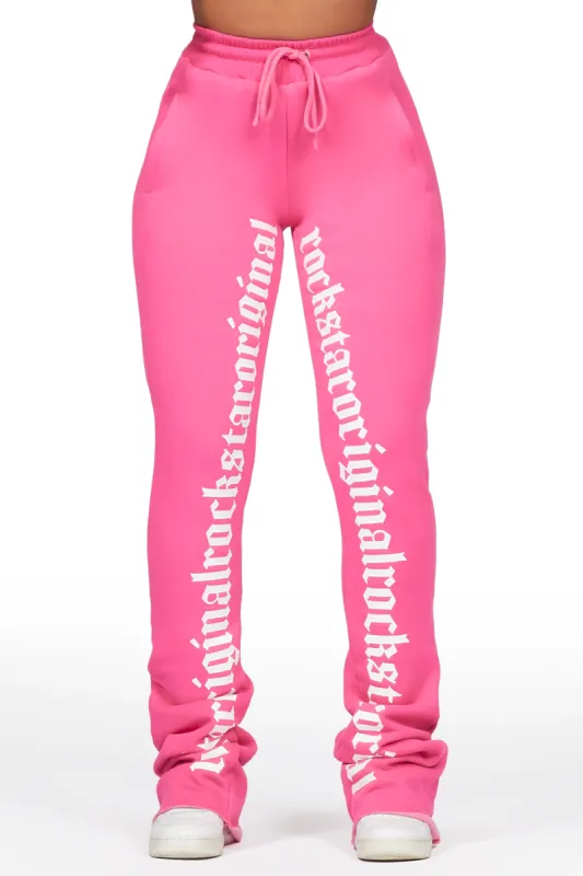 Blakely Hot Pink Super Stacked Pant sold by Rockstar Original
