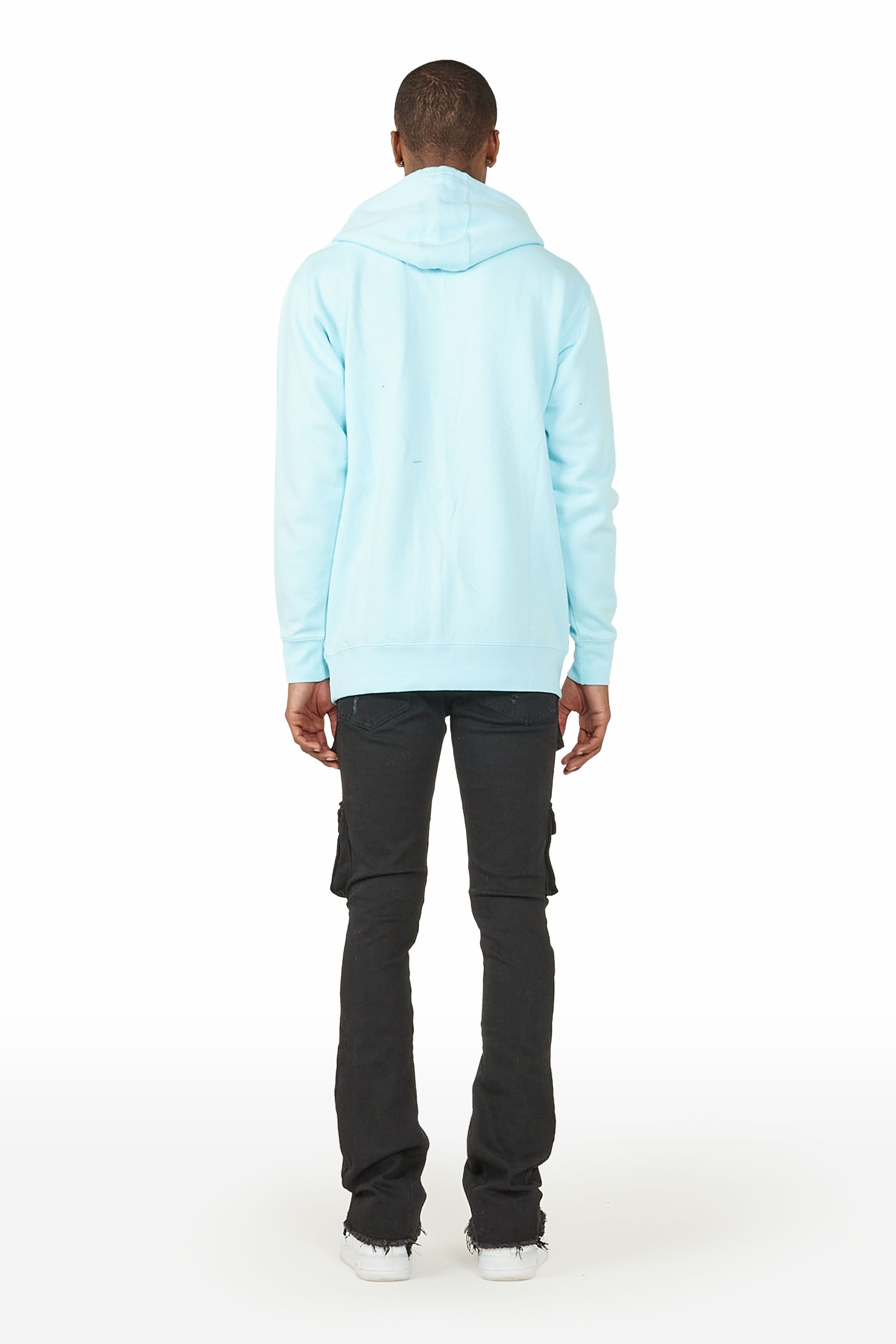 Zaid Black Stacked Flare Jean sold by Rockstar Original product image thumbnail 4