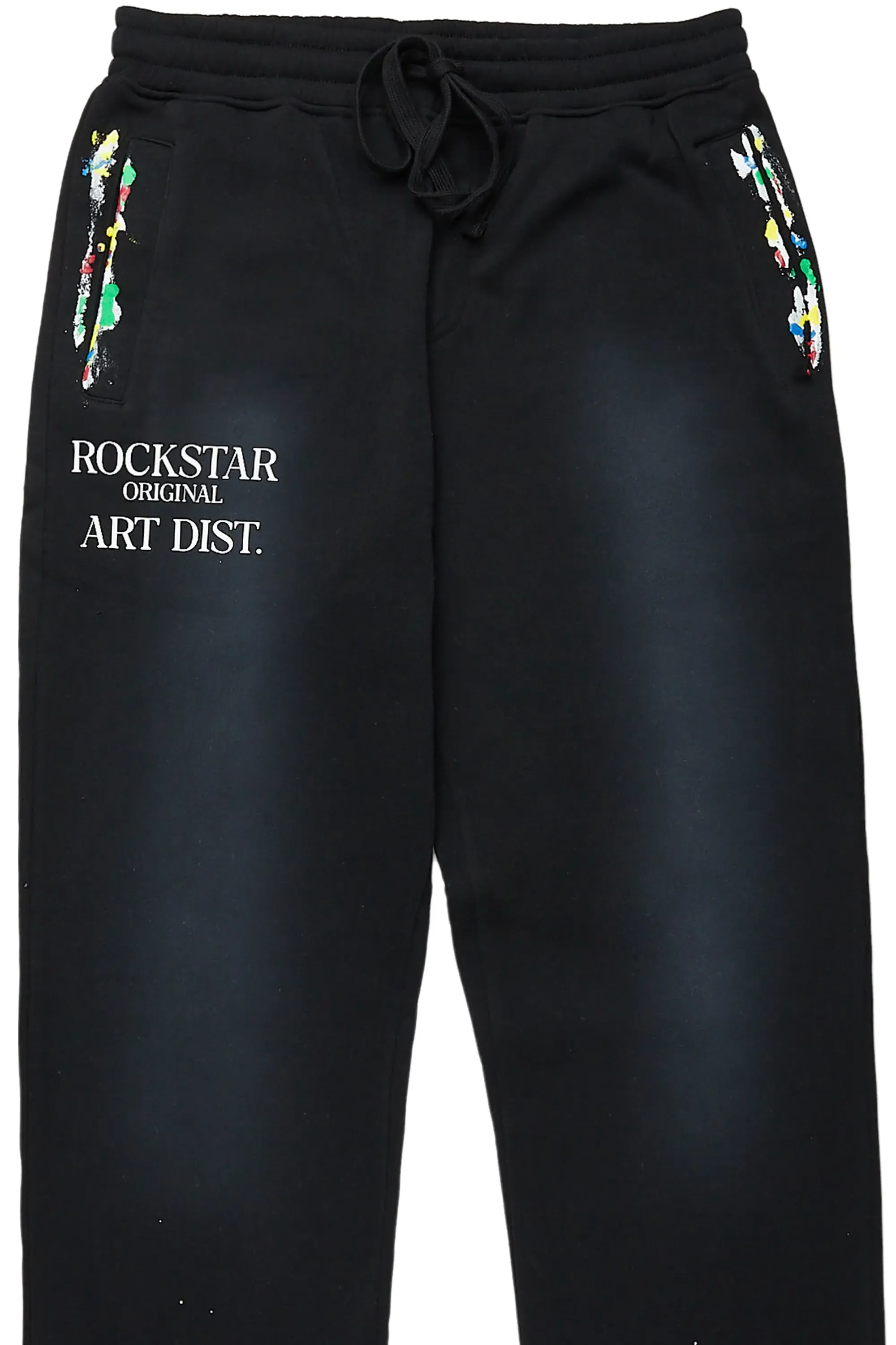 Alix Black Baggy Fit Sweatpants sold by Rockstar Original product image thumbnail 3