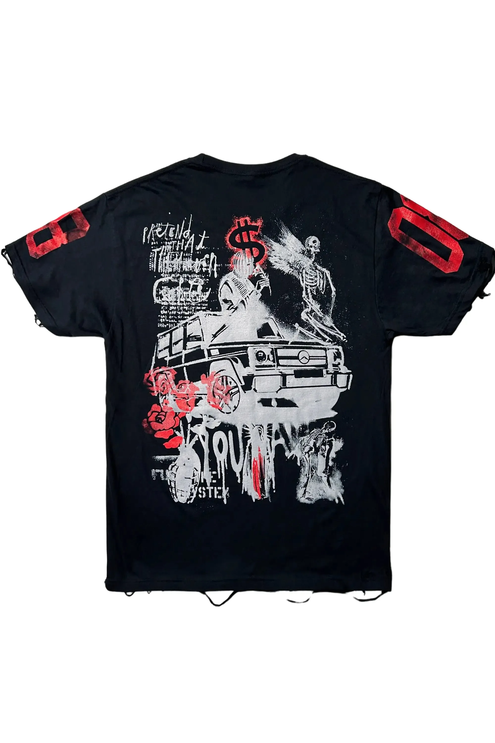 Kammile Black Oversized T-Shirt sold by Rockstar Original product image thumbnail 3