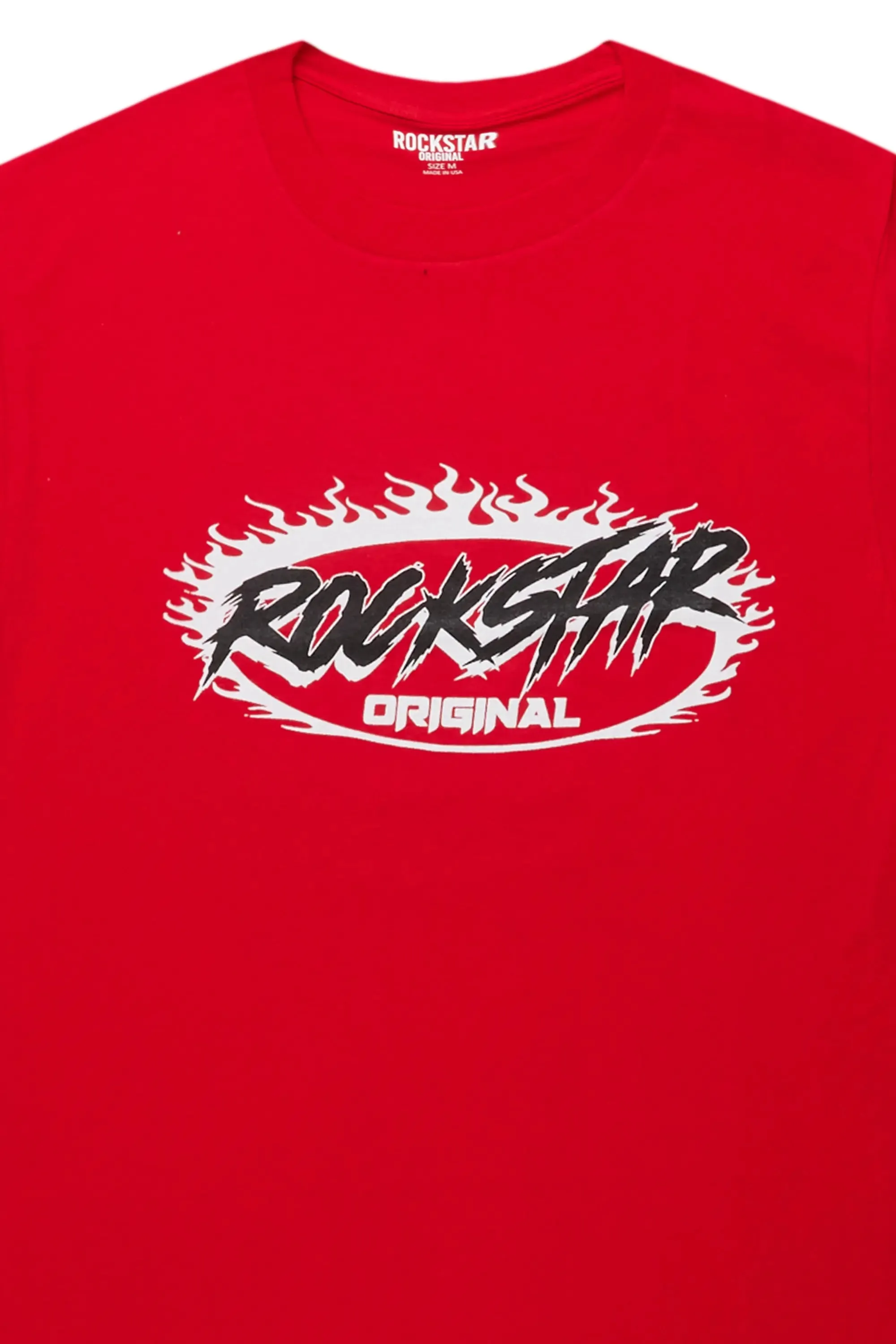 Aviana Red Oversized T-Shirt sold by Rockstar Original product image thumbnail 2