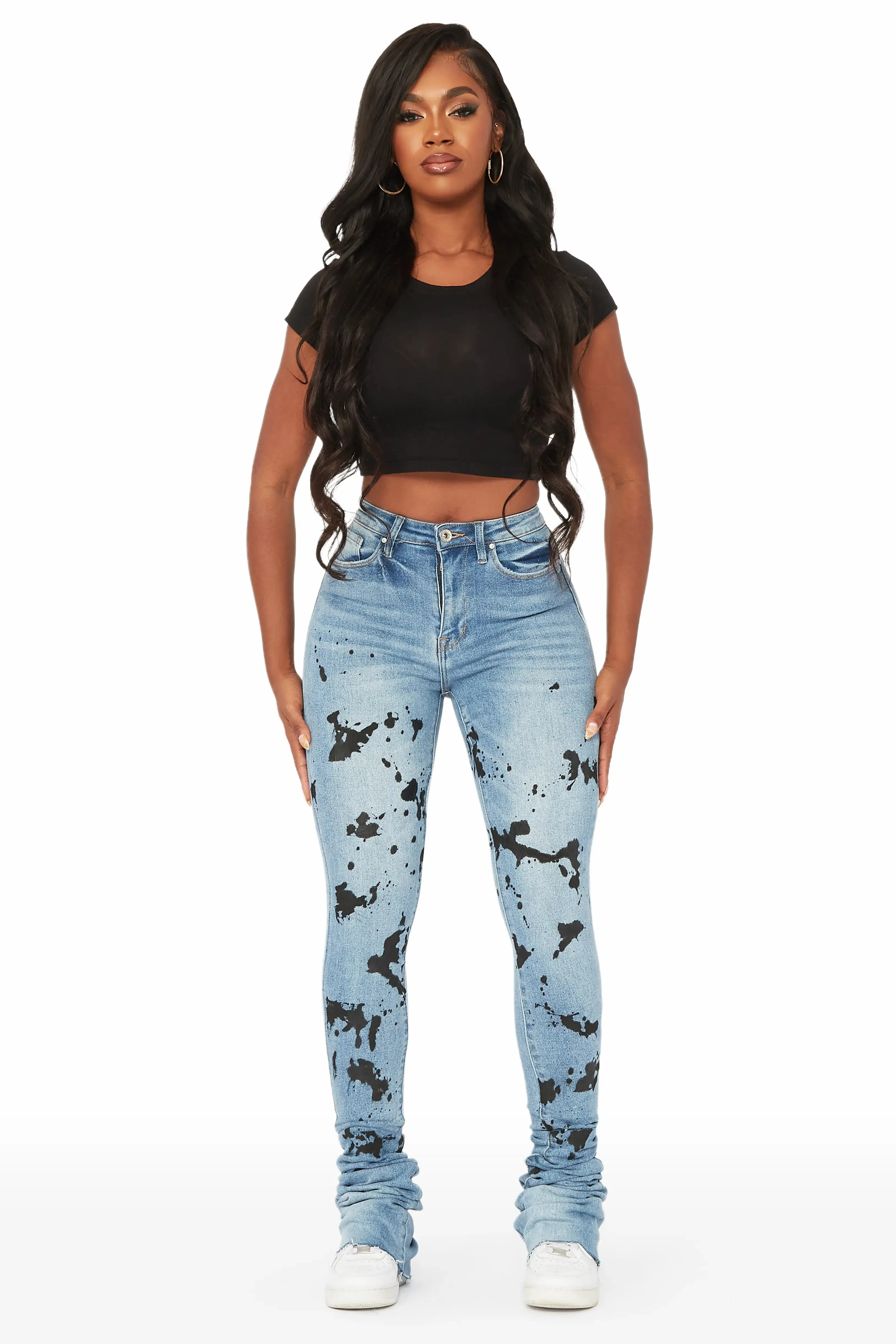 Promise Light Wash Super Stacked Jean sold by Rockstar Original product image thumbnail 3