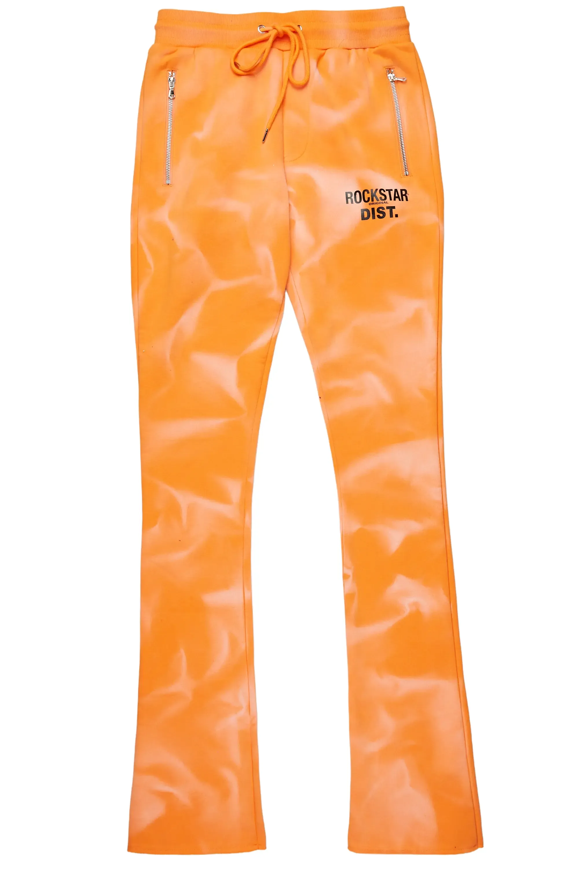 Mallor Orange Graphic Stacked Flare Pant sold by Rockstar Original product image thumbnail 2