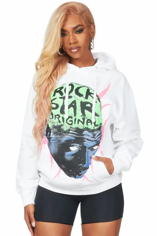 Pamela White Oversized Hoodie sold by Rockstar Original