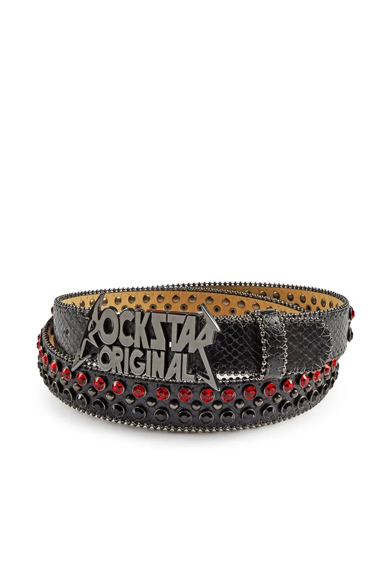 【SALE／10%OFF Blaze Parallel | Belt Logo Black/Red Rockstar 小物