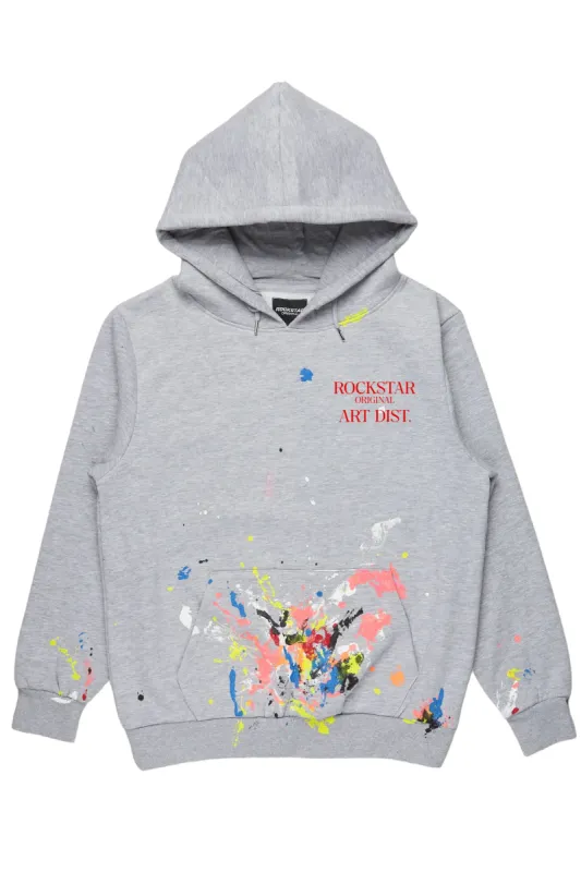 Bash Heather Grey Graphic Hoodie sold by Rockstar Original