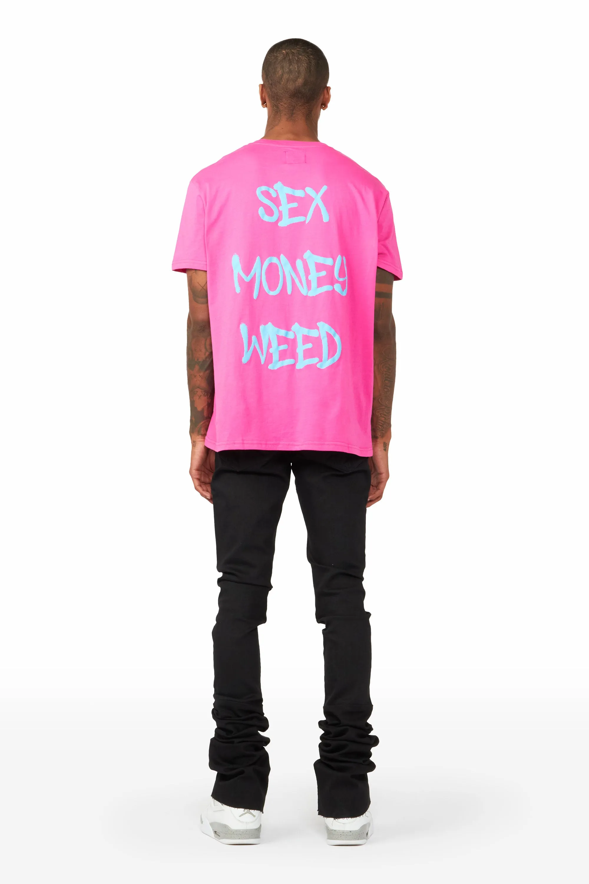 Tavi Orchid/Blue Printed T-Shirt sold by Rockstar Original product image thumbnail 5