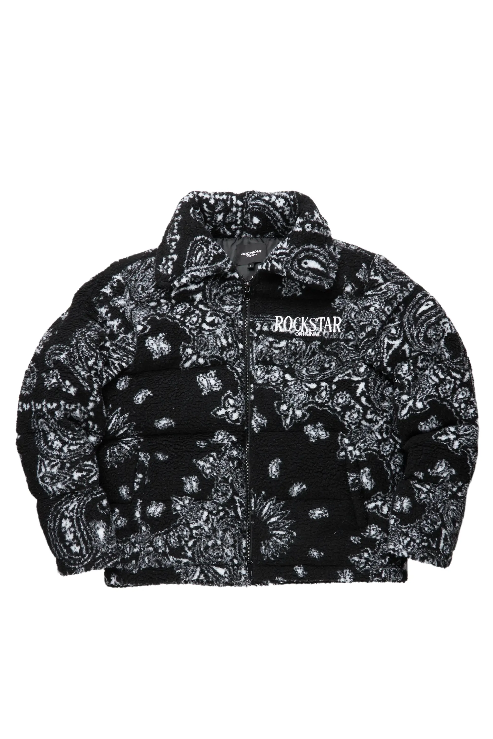 Wylie Black Puffer Jacket sold by Rockstar Original product image thumbnail 2