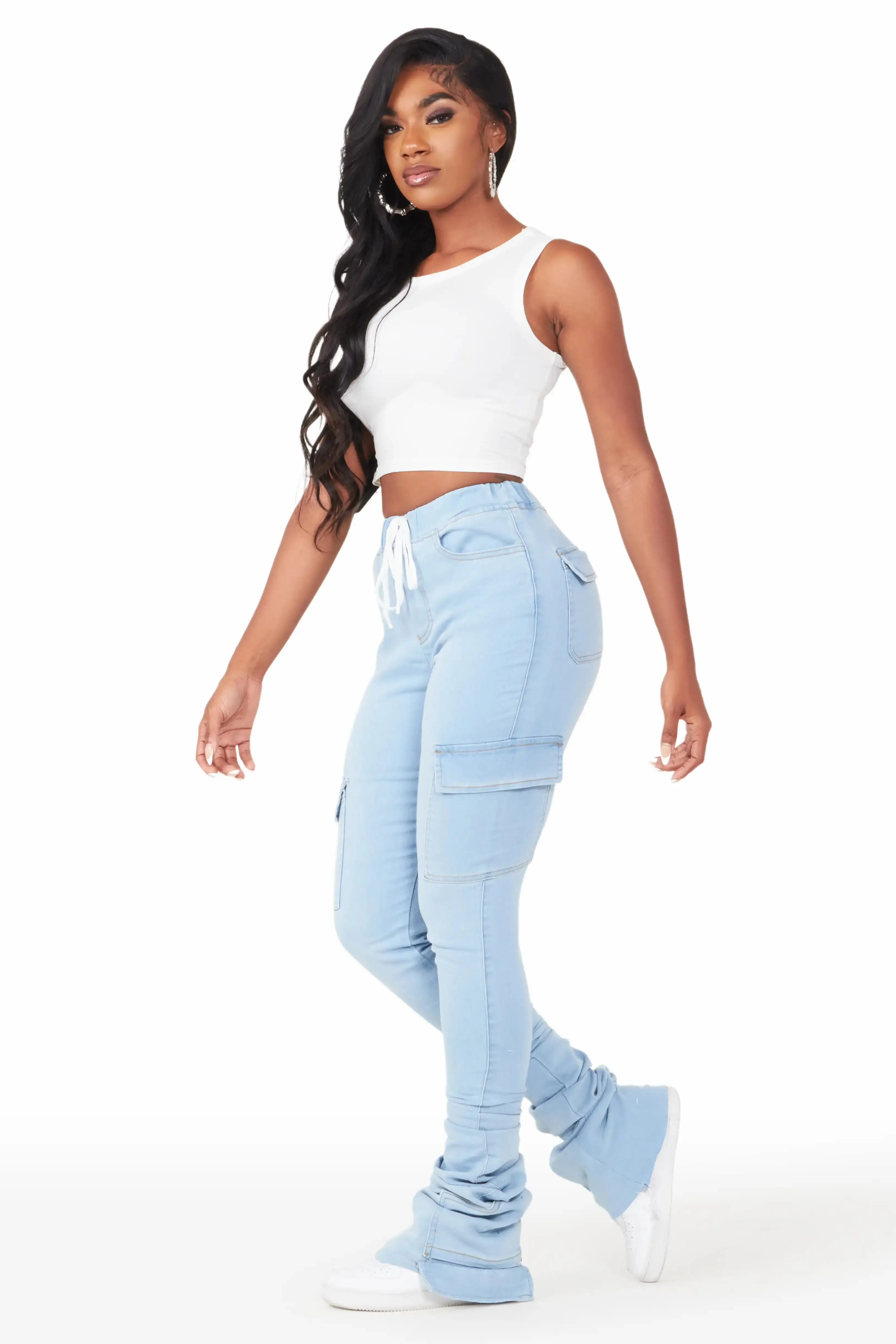 Evey Light Wash Super Stacked Jean sold by Rockstar Original product image thumbnail 5