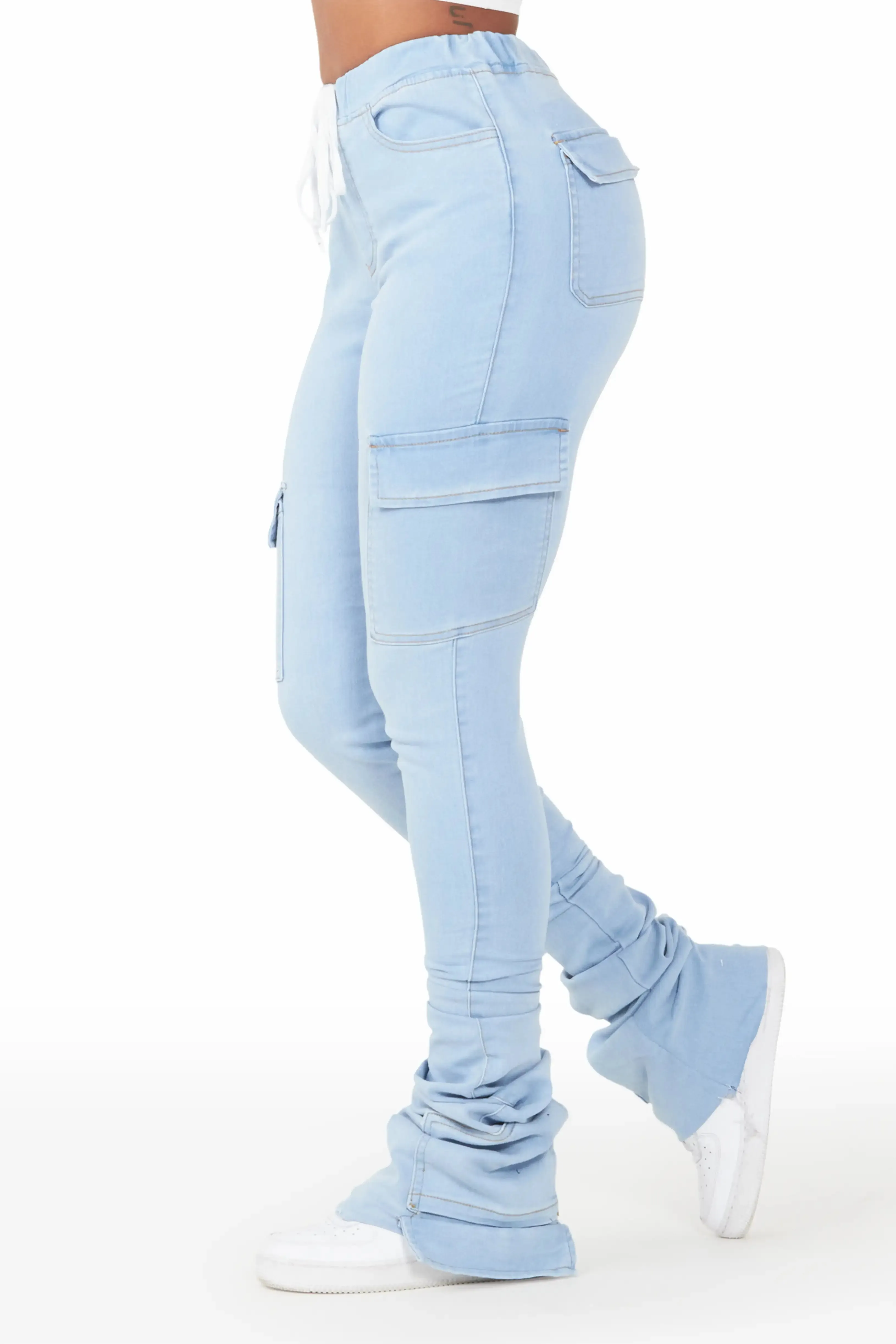 Evey Light Wash Super Stacked Jean sold by Rockstar Original