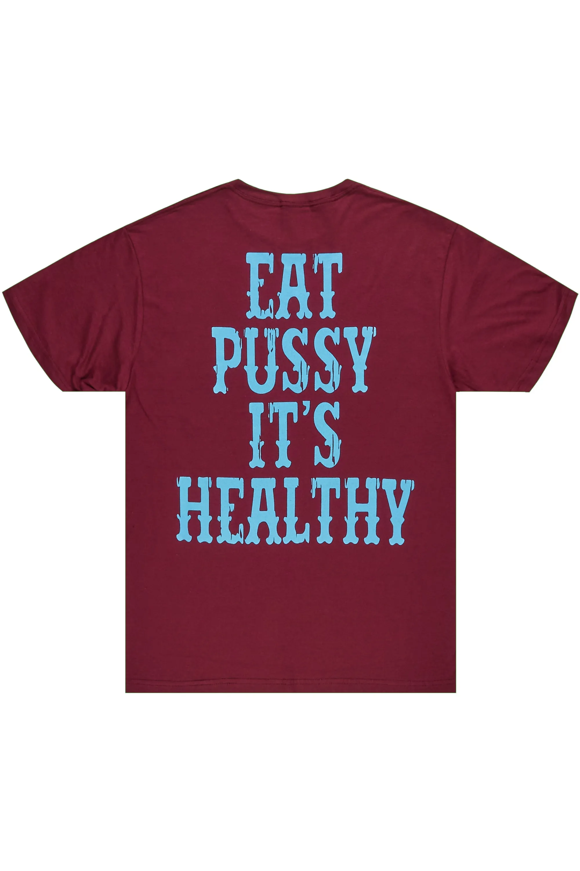 Posse Maroon/ Blue Graphic T-Shirt sold by Rockstar Original