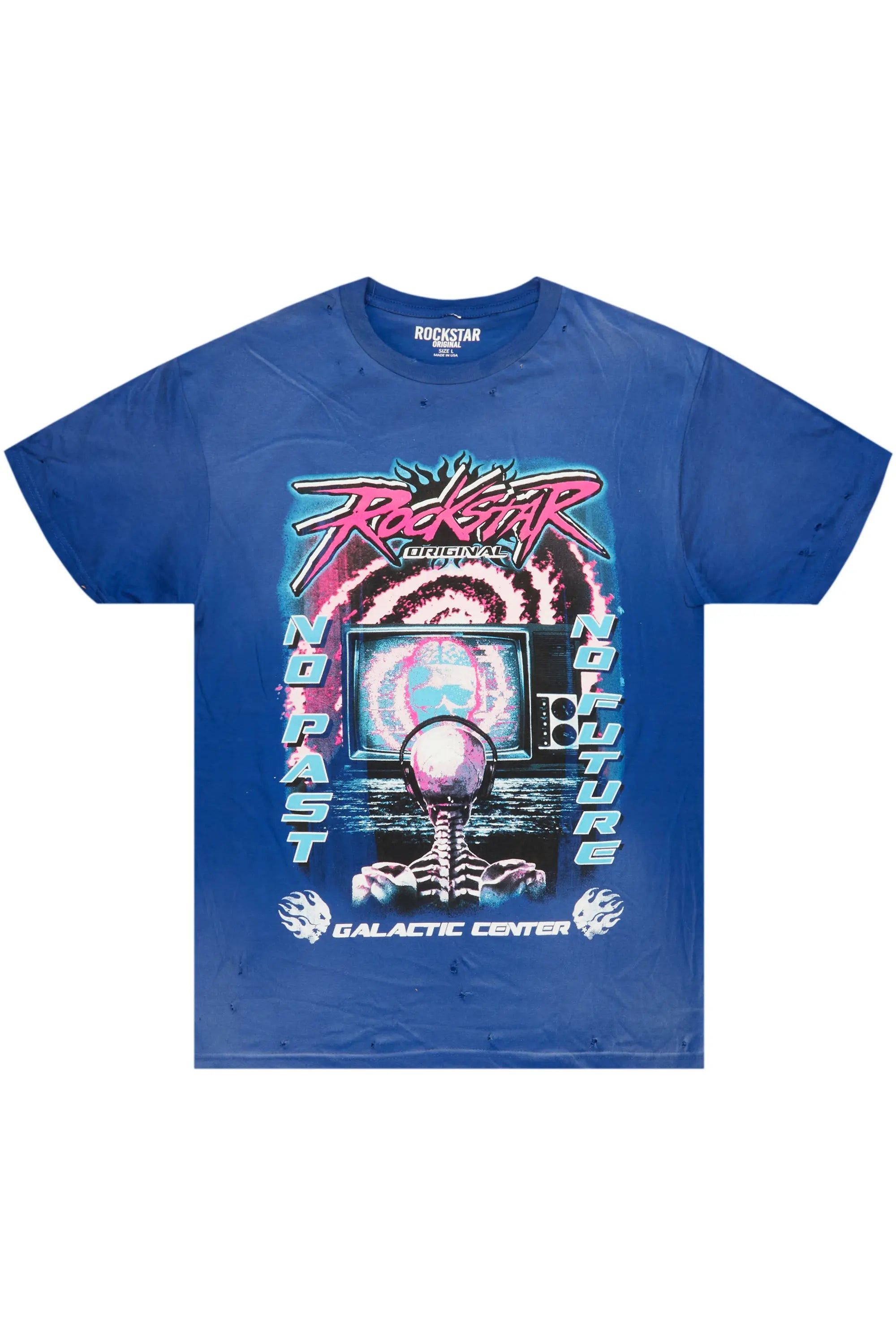 Jeton Blue Graphic T-Shirt sold by Rockstar Original