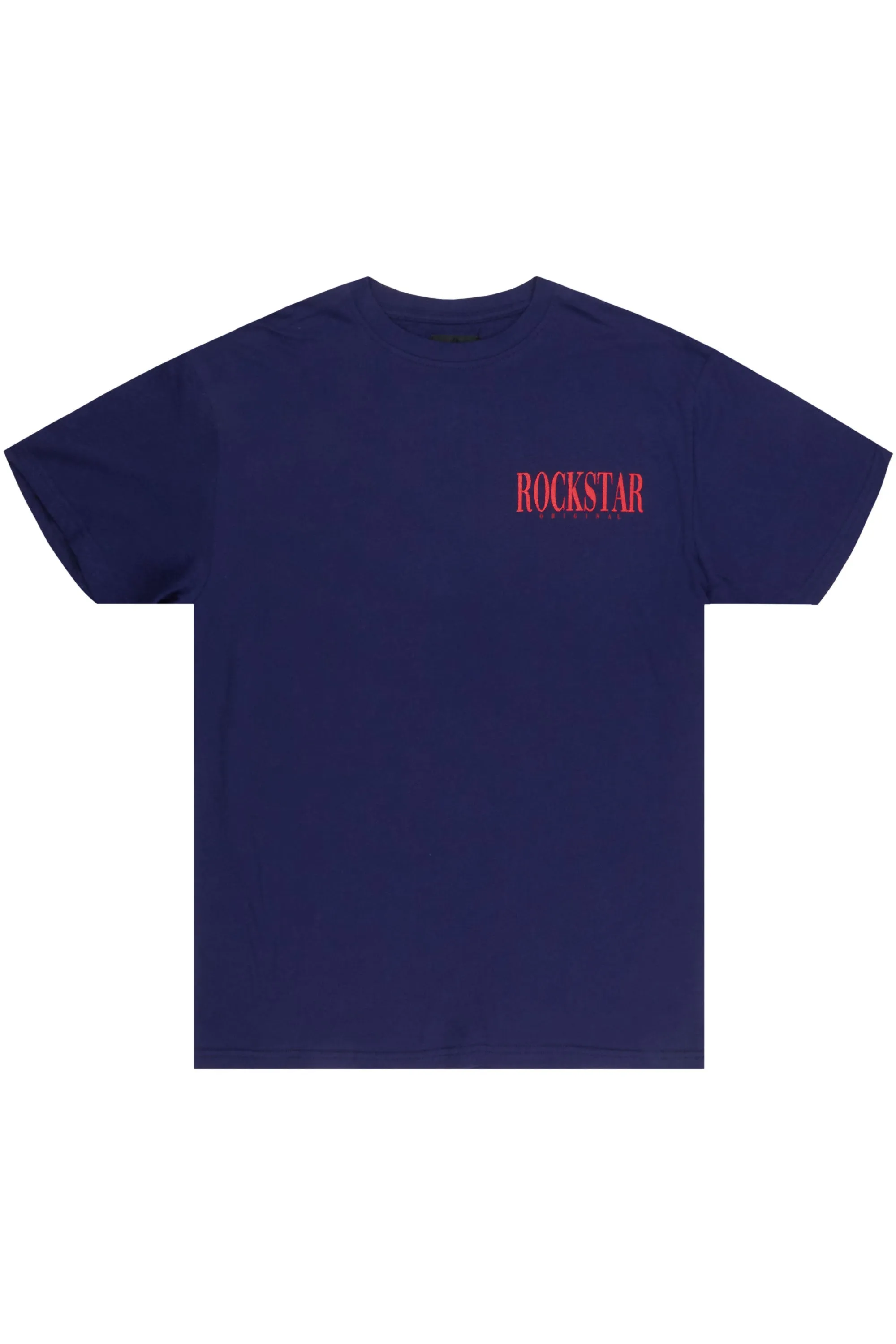 Dayte Nite Navy Graphic T-Shirt sold by Rockstar Original product image thumbnail 3