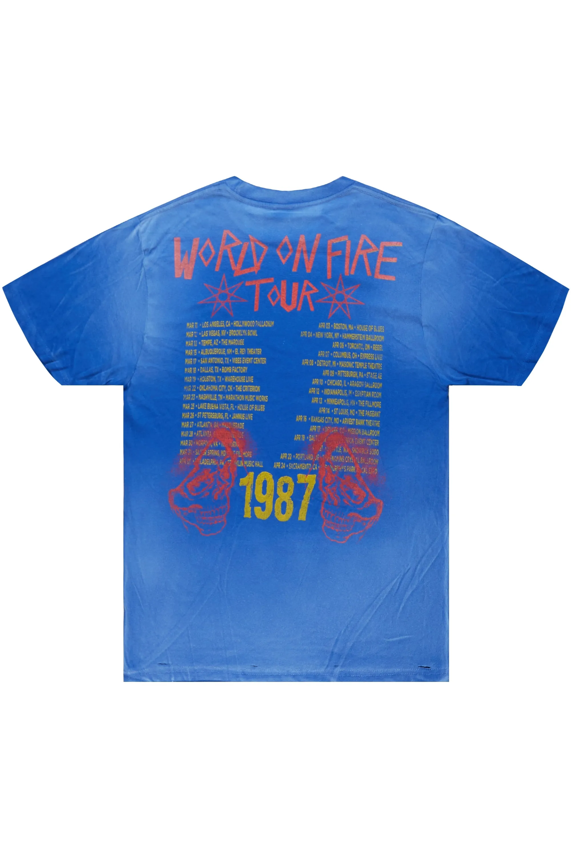 Barrett Royal Blue Printed T-Shirt sold by Rockstar Original product image thumbnail 5