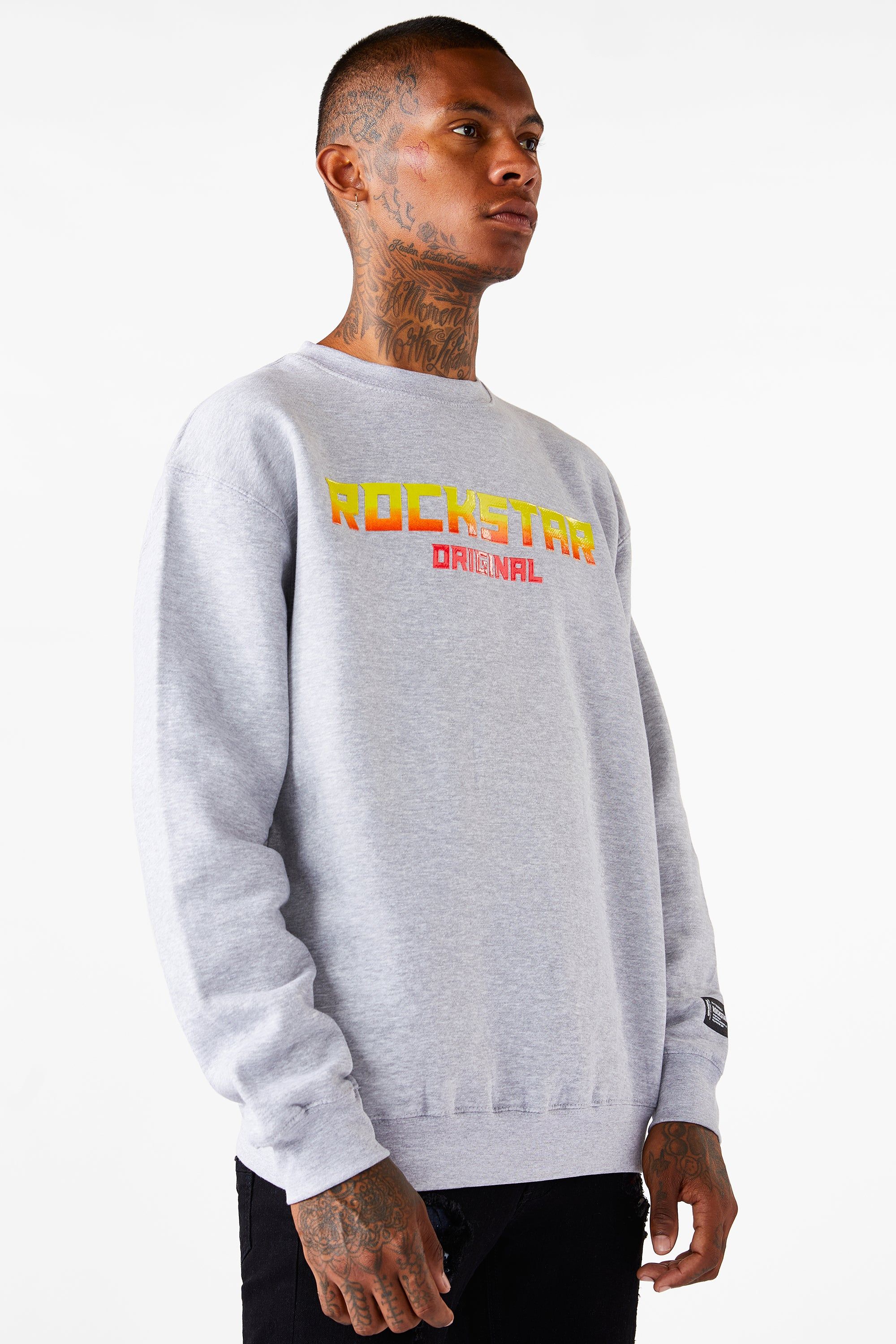 Javon Crewneck-Heather Grey sold by Rockstar Original product image thumbnail 2