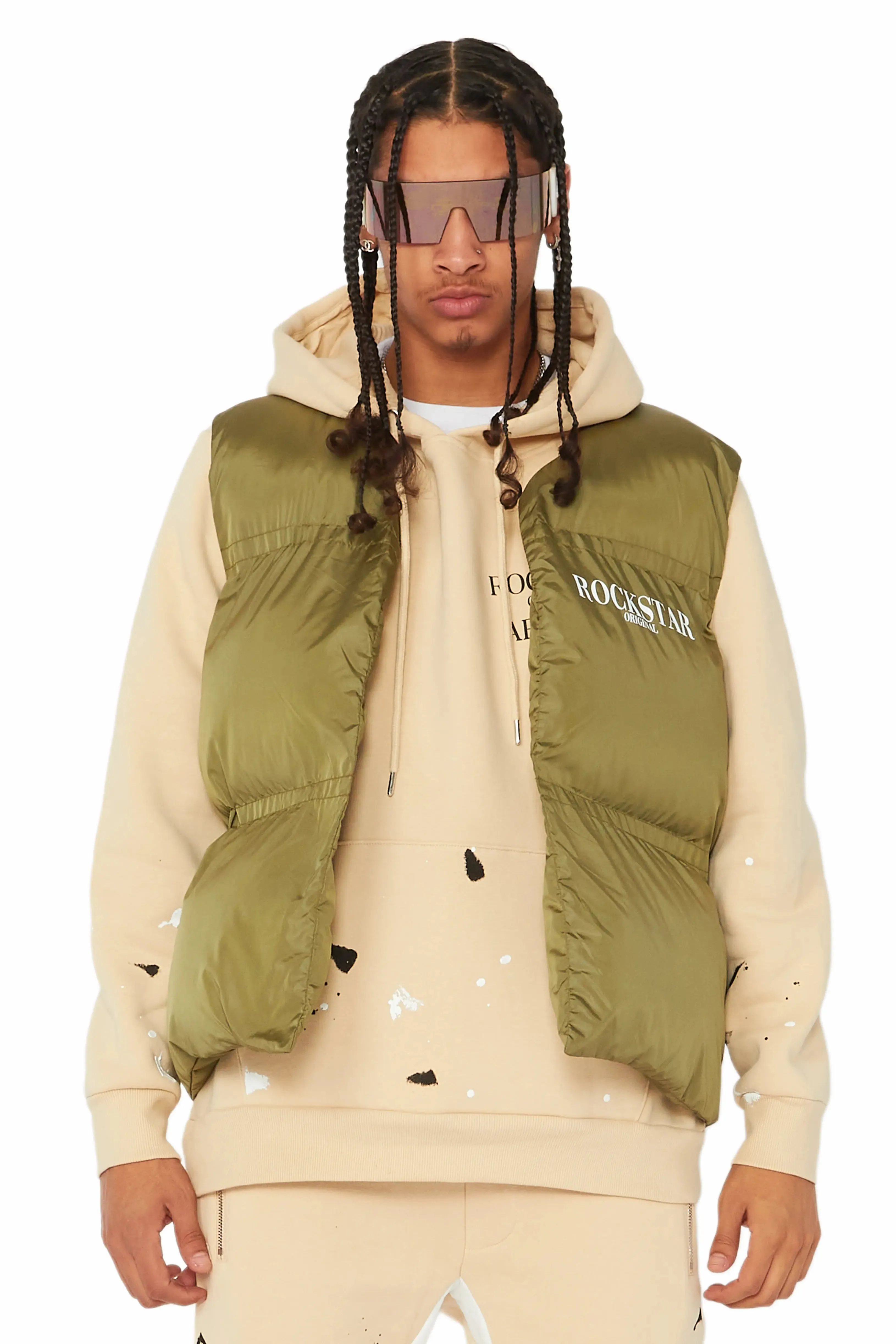 Frederick Green Puffer Vest sold by Rockstar Original product image thumbnail 2