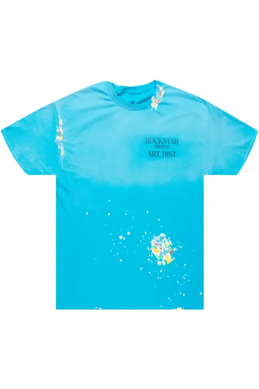 Palmer Neon Aqua Graphic T-Shirt sold by Rockstar Original