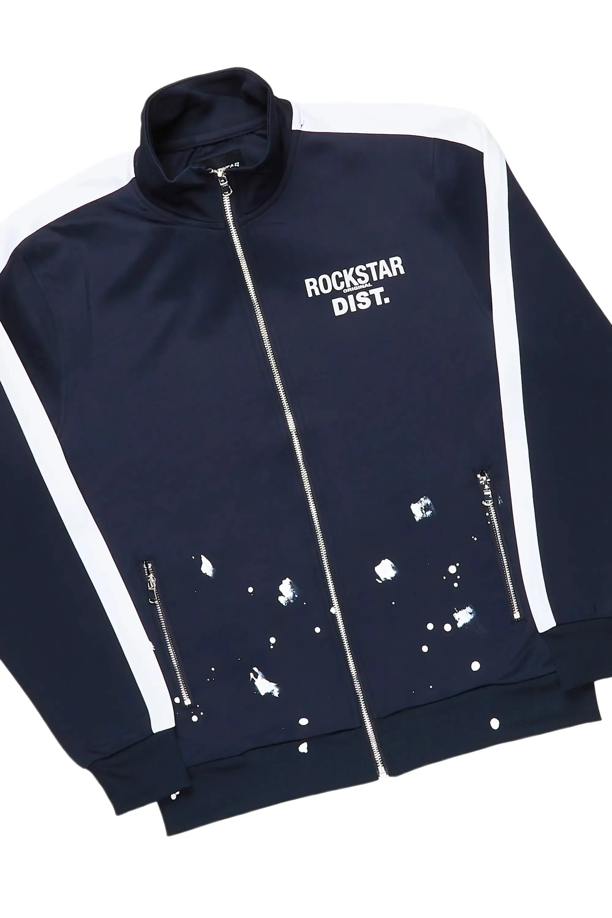 Raffer Navy Super Stacked Tricot Track Set sold by Rockstar Original product image thumbnail 3