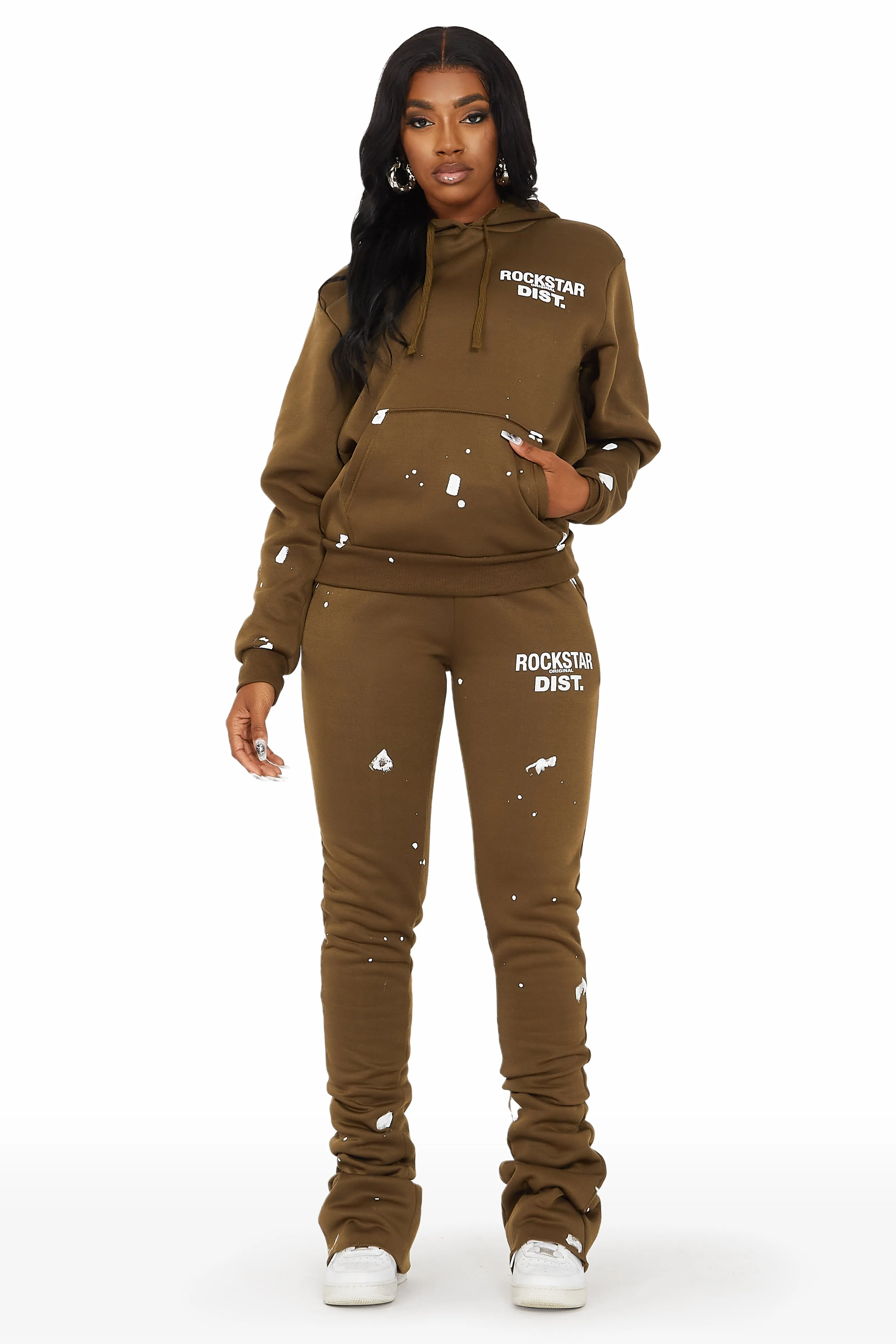 Hadley Olive Super Stacked Trackset sold by Rockstar Original