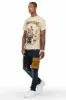 Deathrown Beige T-Shirt Slim Fit Cargo Jean Bundle sold by Rockstar Original