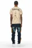 Deathrown Beige T-Shirt Slim Fit Cargo Jean Bundle sold by Rockstar Original